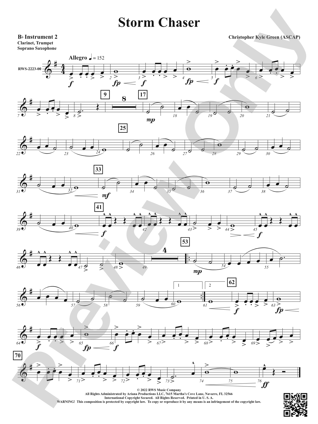 Storm Chaser: Part 2 - B-flat Instruments