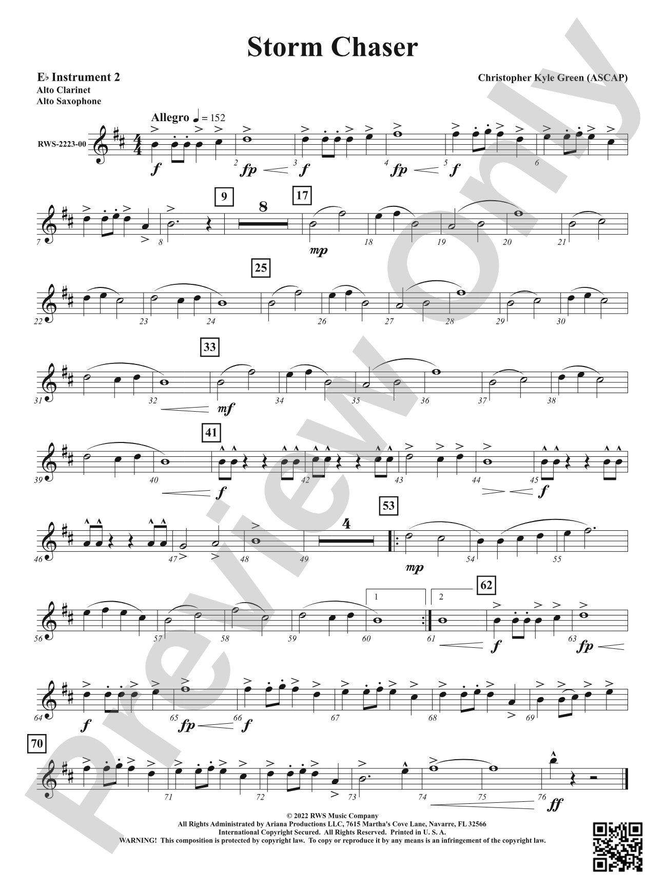 Storm Chaser: Part 2 - E-flat Instruments