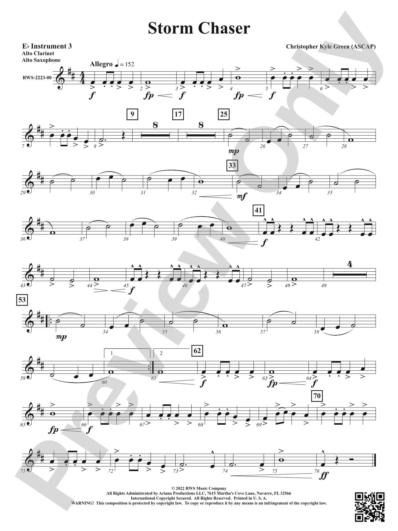 Storm Chaser: Part 3 - E-flat Instruments