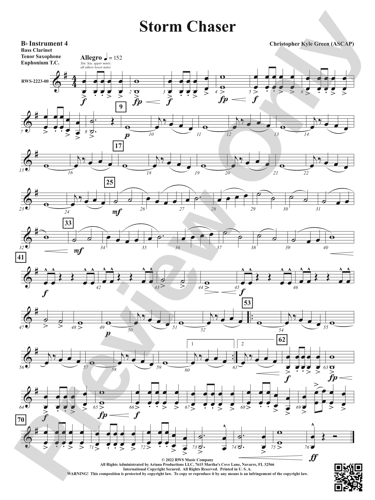 Storm Chaser: Part 4 - B-flat Instruments