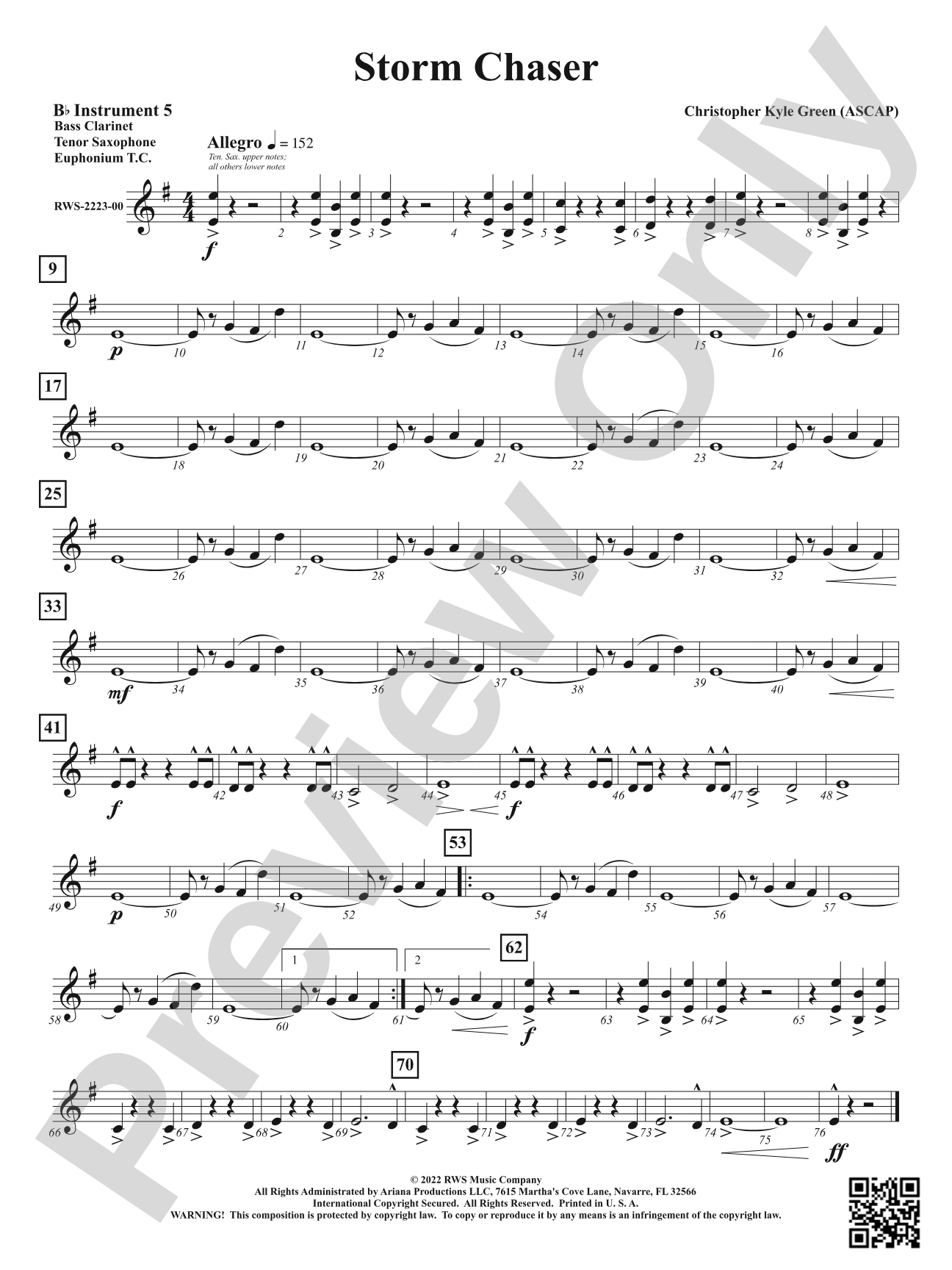 Storm Chaser: Part 5 - B-flat Instruments