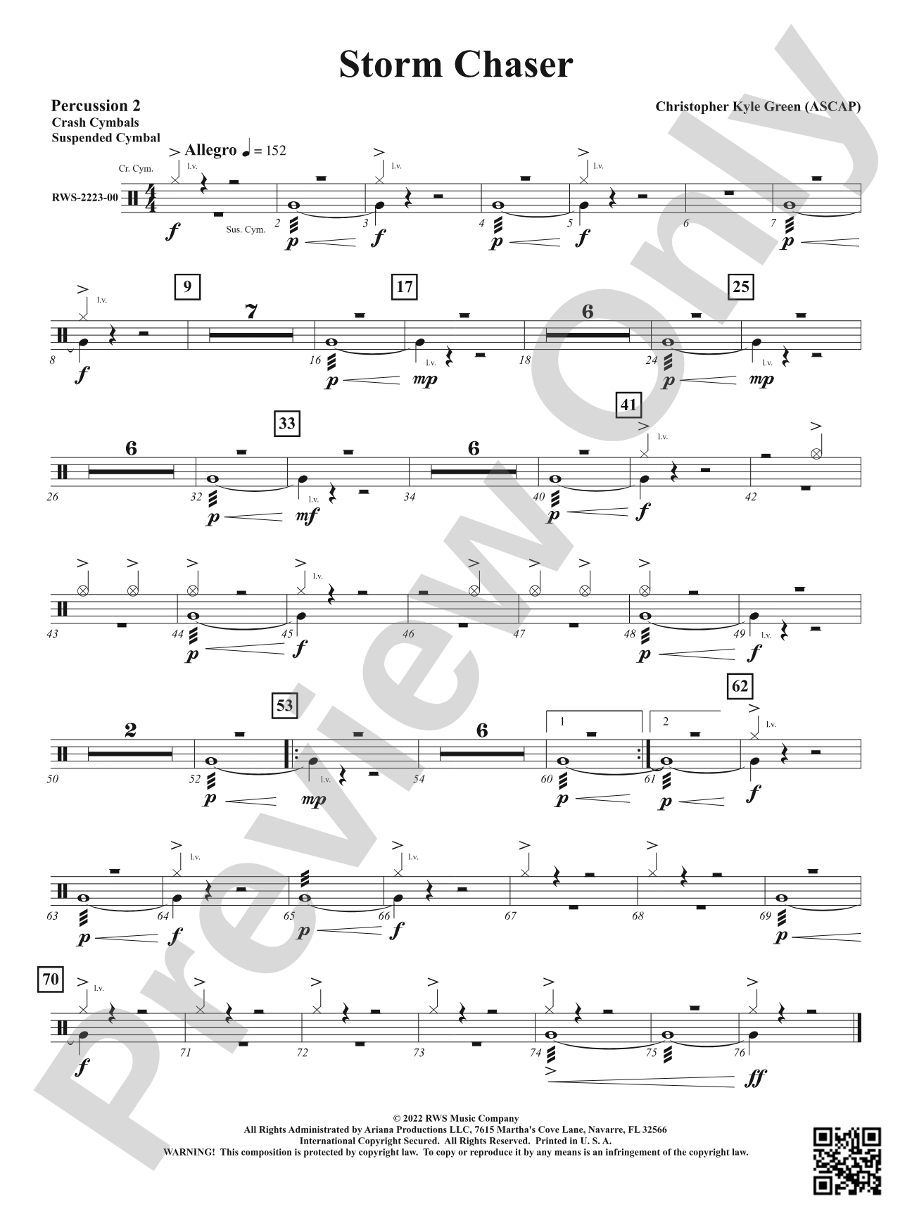 Storm Chaser: 2nd Percussion