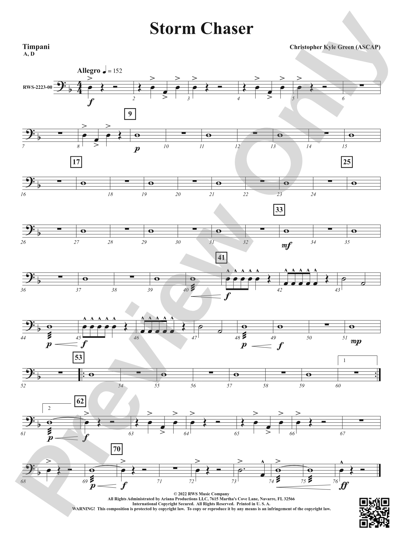 Storm Chaser: Timpani