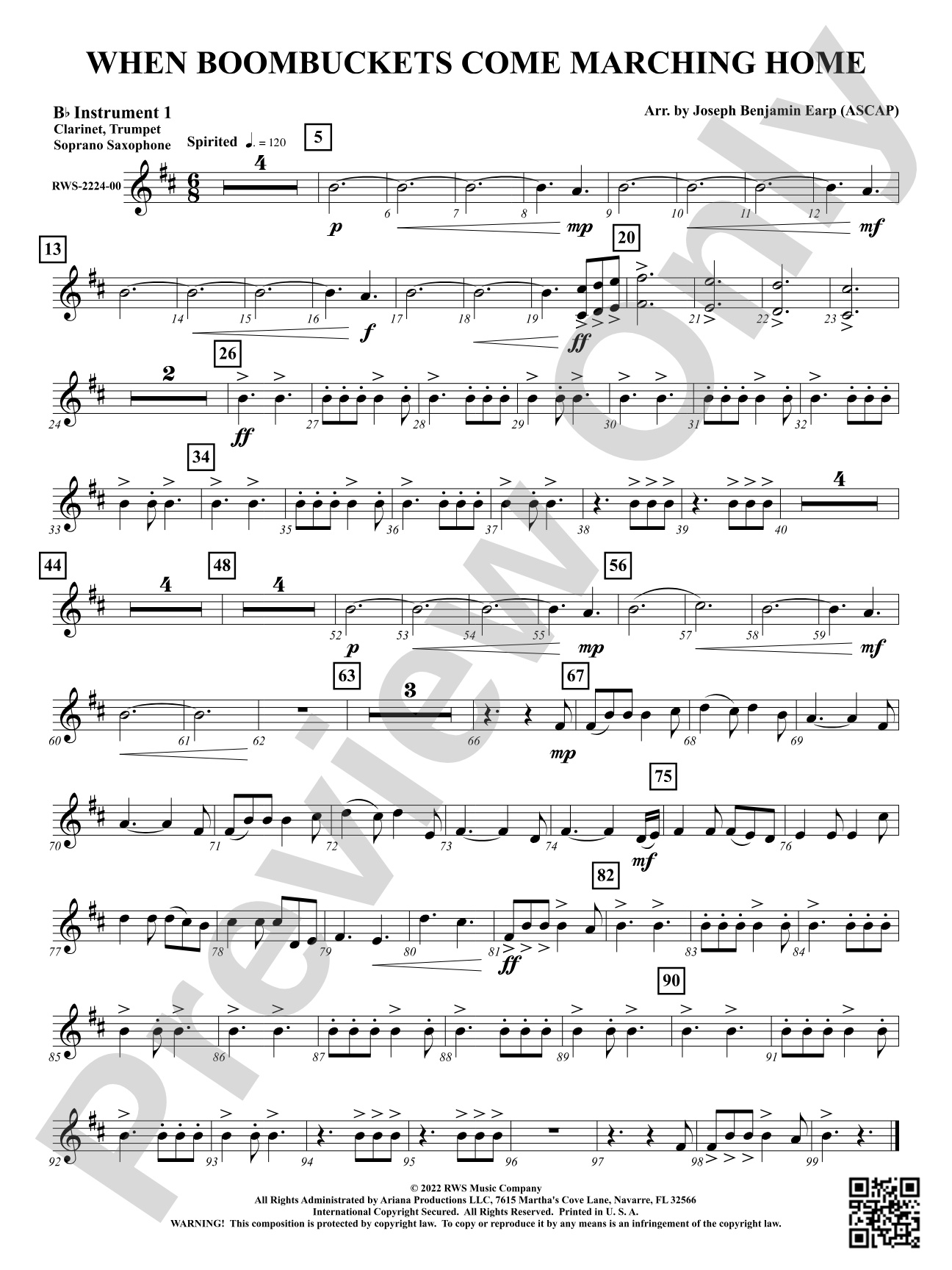 When Boombuckets Come Marching Home: Part 1 - B-flat Instruments