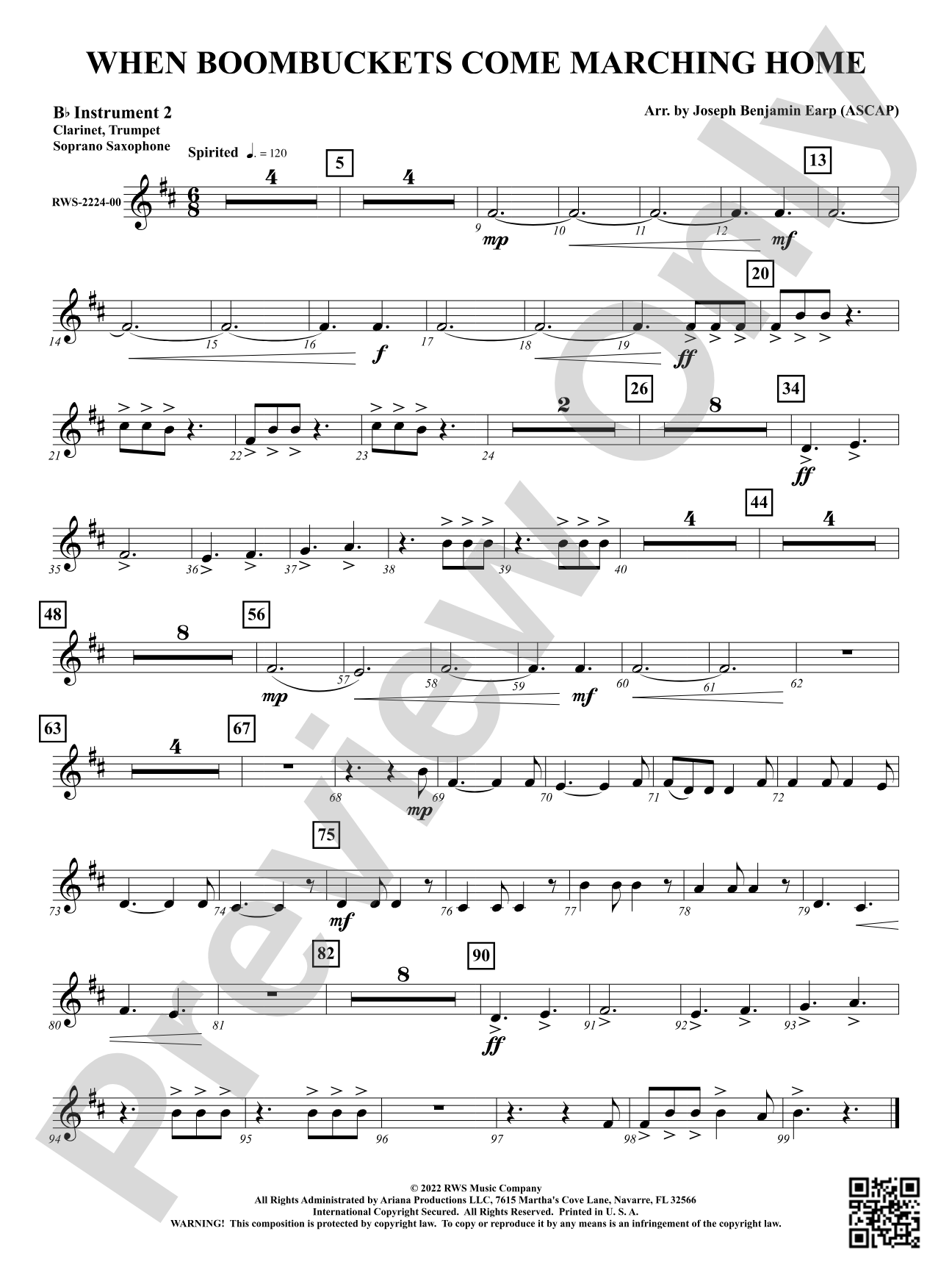 When Boombuckets Come Marching Home: Part 2 - B-flat Instruments
