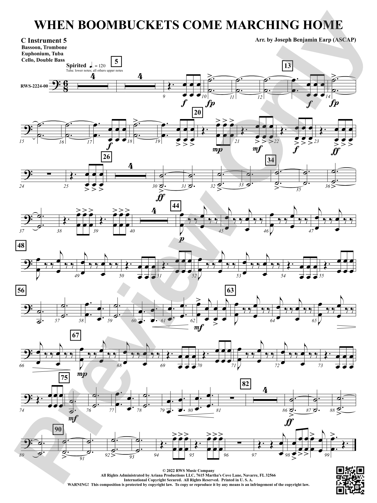 When Boombuckets Come Marching Home: Part 5 - C Instruments B.C.