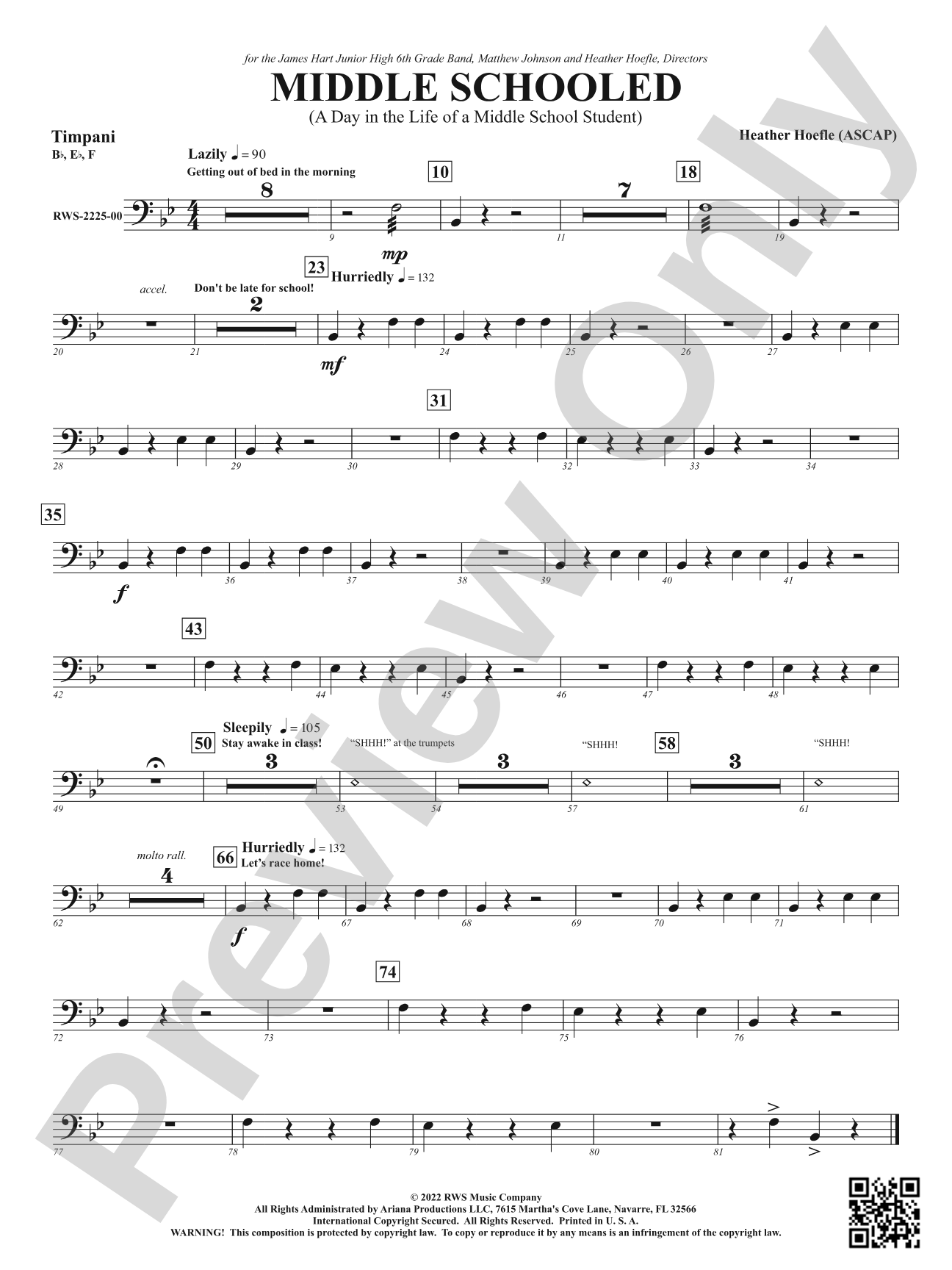 Middle Schooled - A Day in the Life of a Middle School Student: Timpani