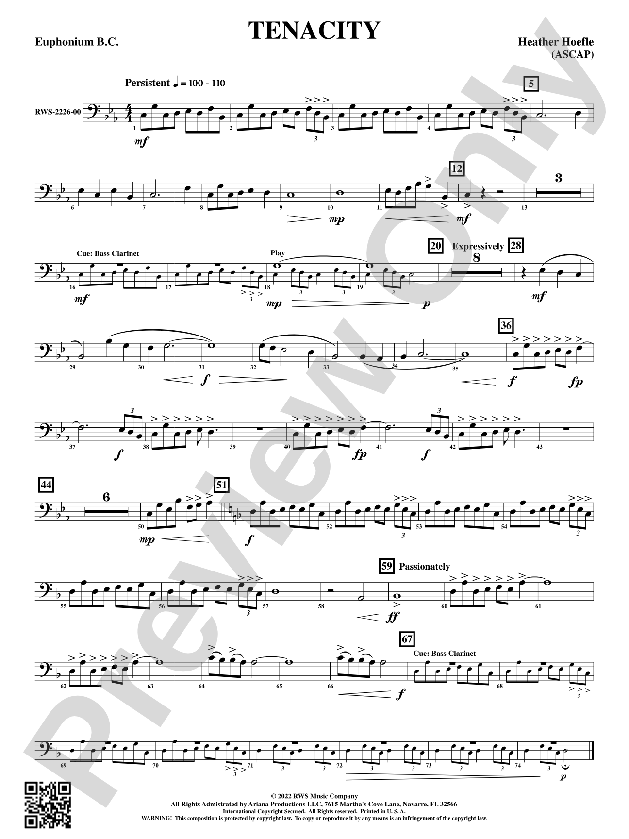 Tenacity: Baritone B.C.