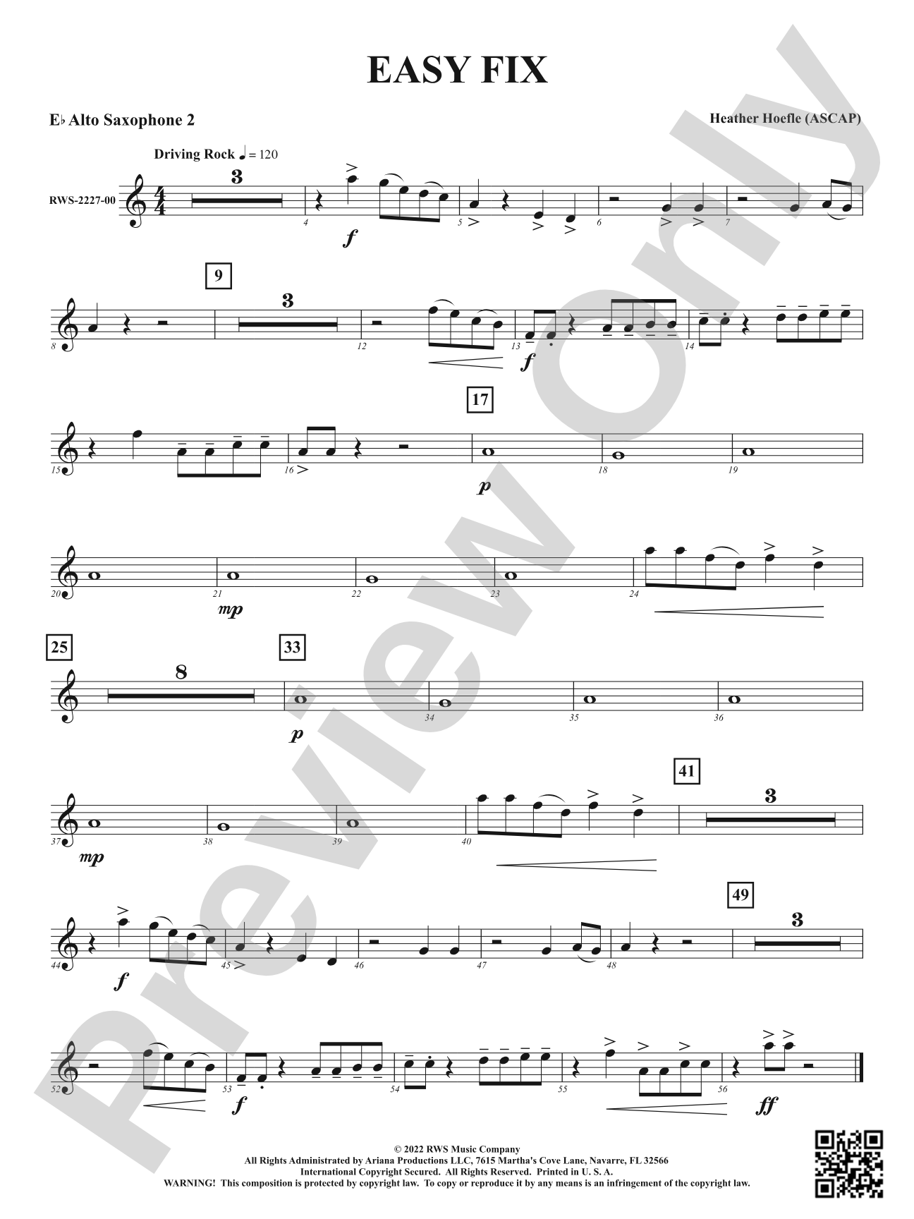 Easy Fix: 2nd E-flat Alto Saxophone