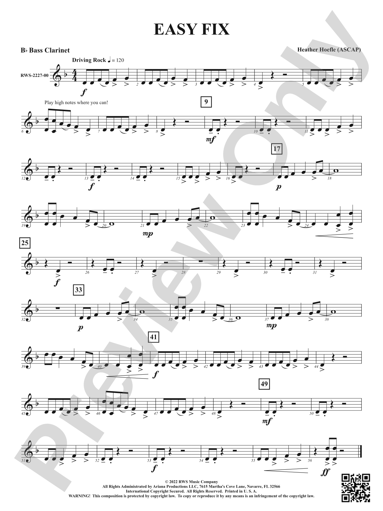 Easy Fix: B-flat Bass Clarinet