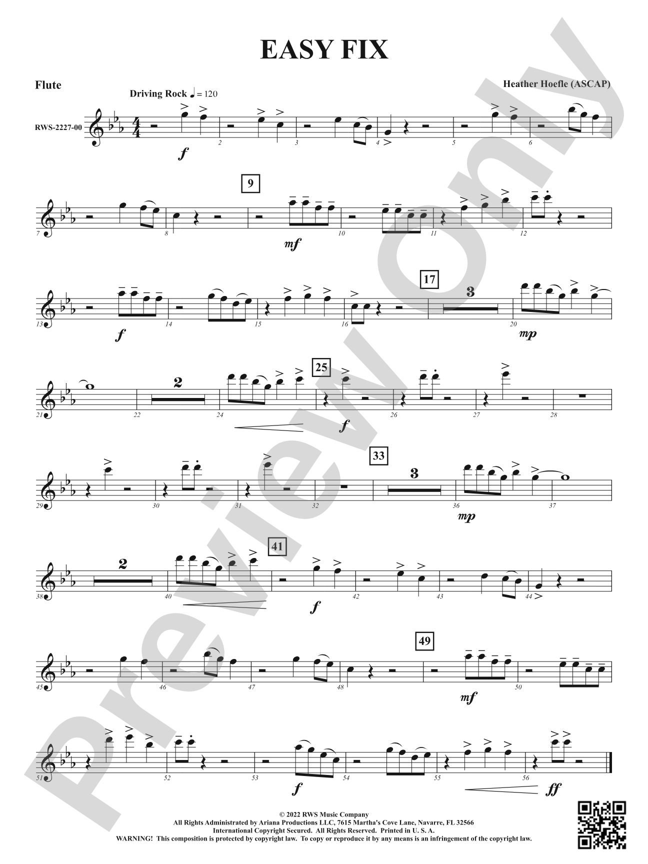 Easy Fix: 1st Flute