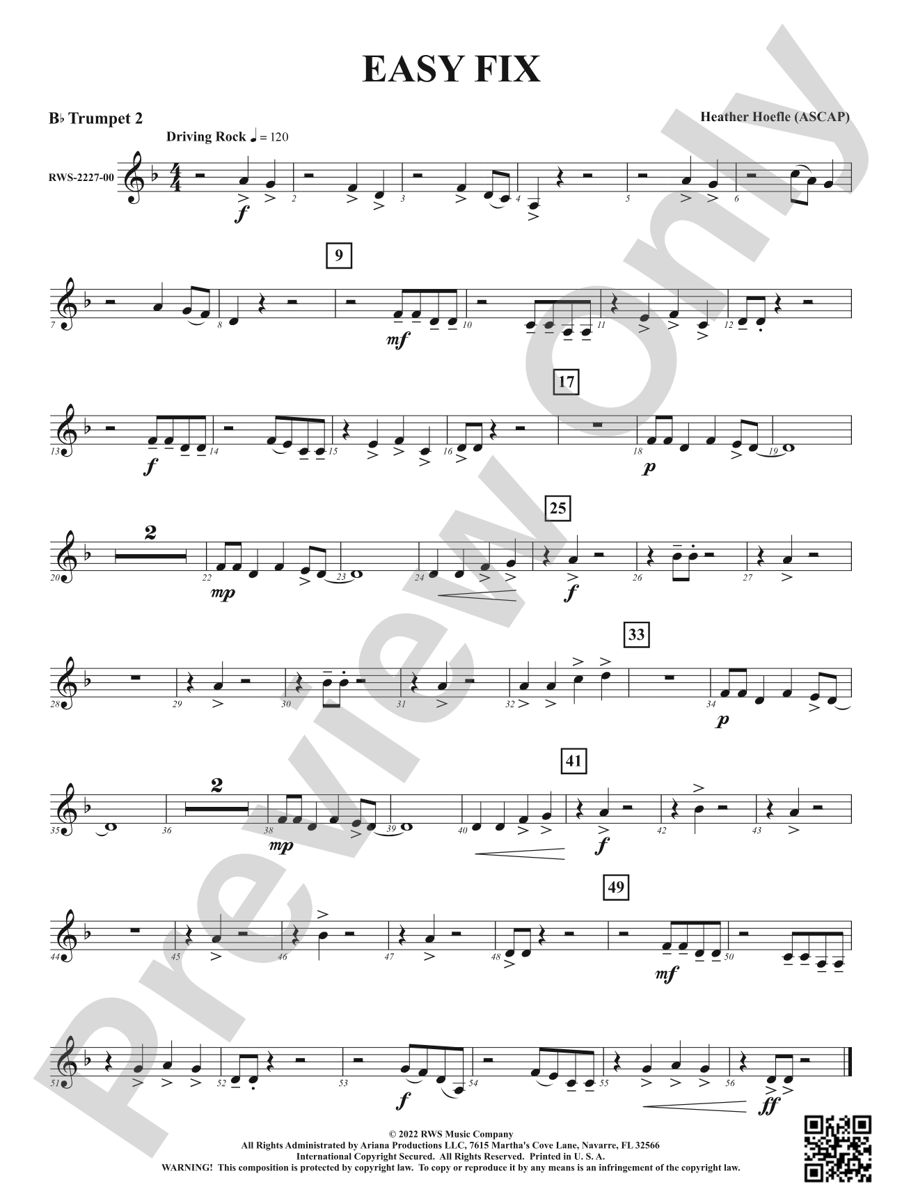Easy Fix: 2nd B-flat Trumpet