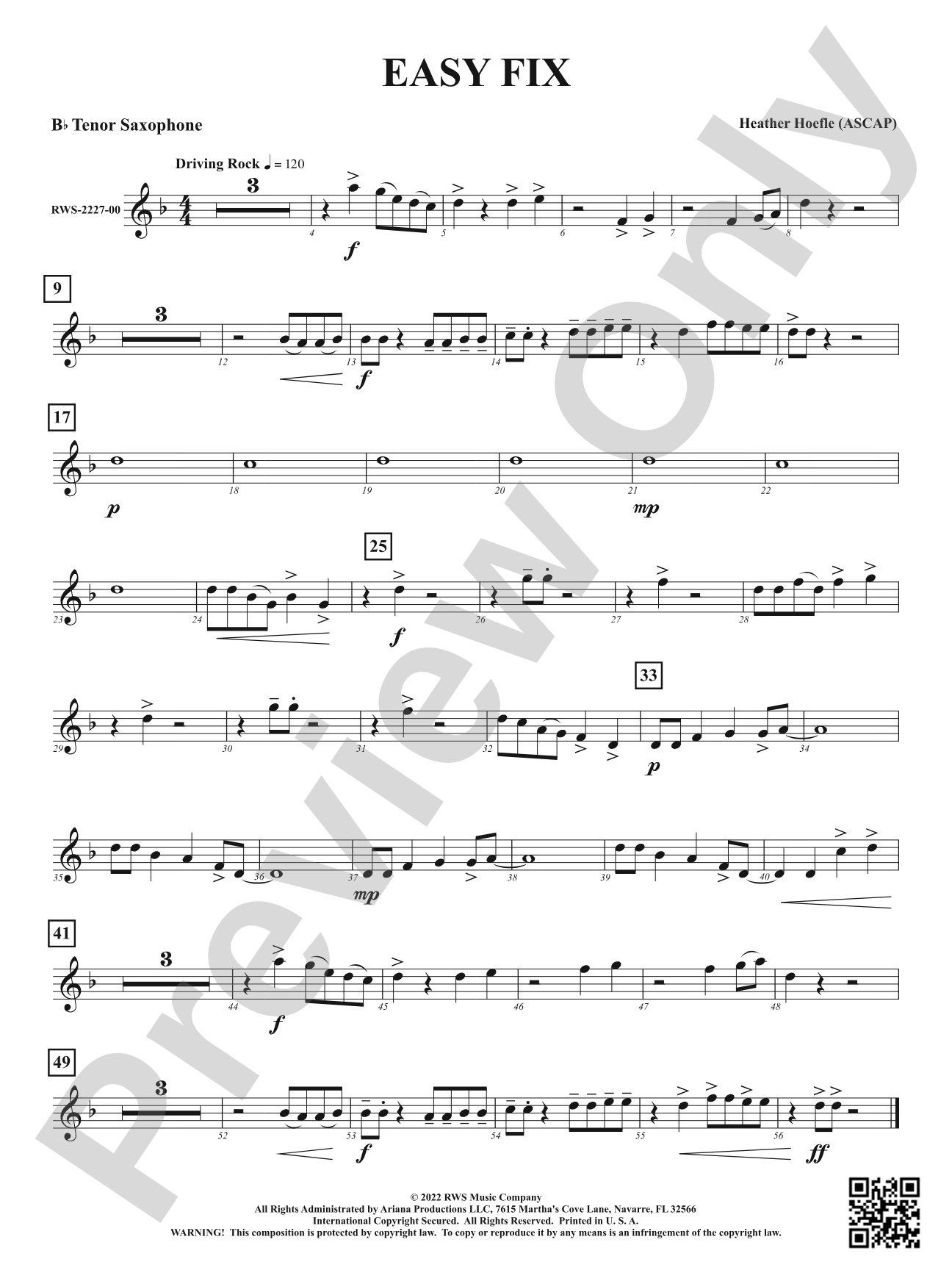 Easy Fix: B-flat Tenor Saxophone