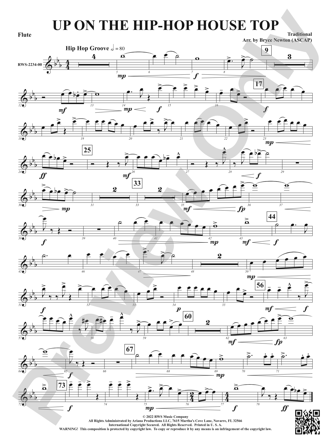 Up on the Hip-Hop House Top: 1st Flute