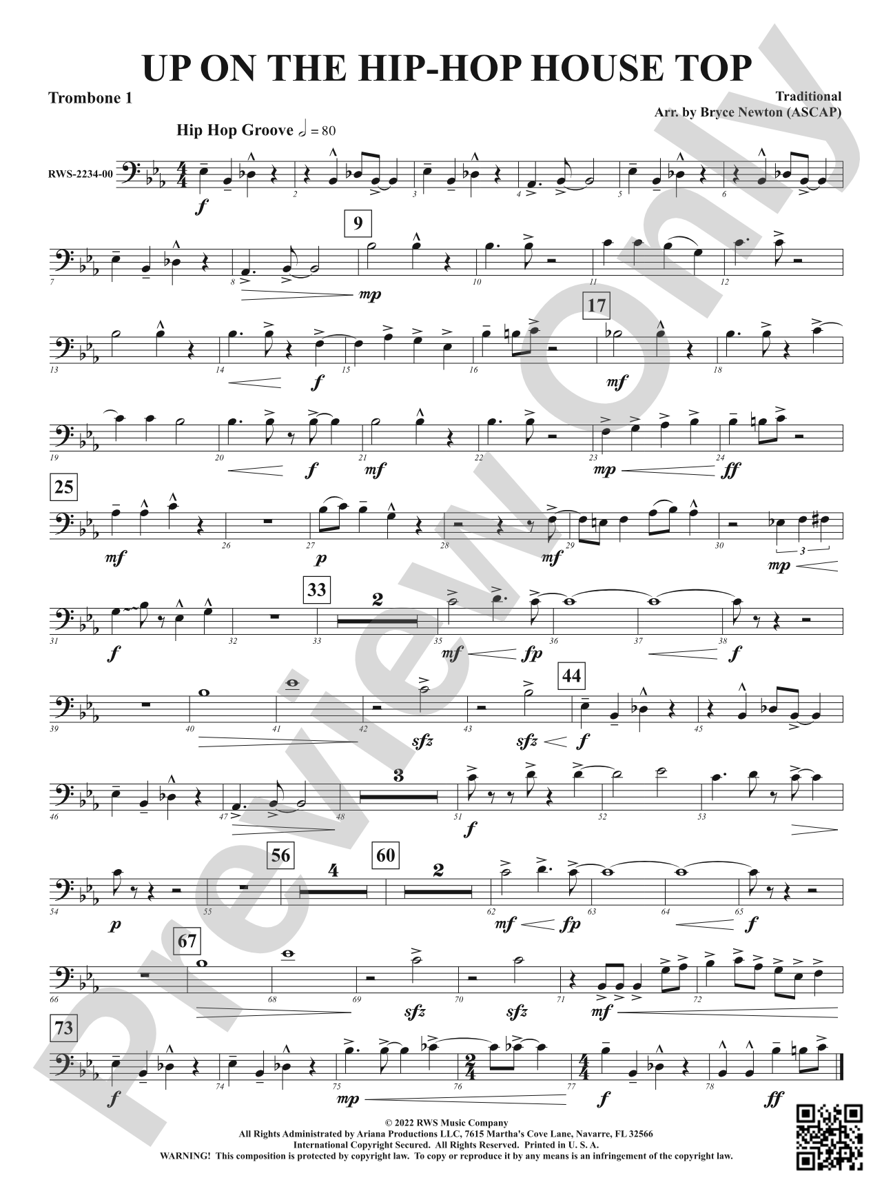 Up on the Hip-Hop House Top: 1st Trombone