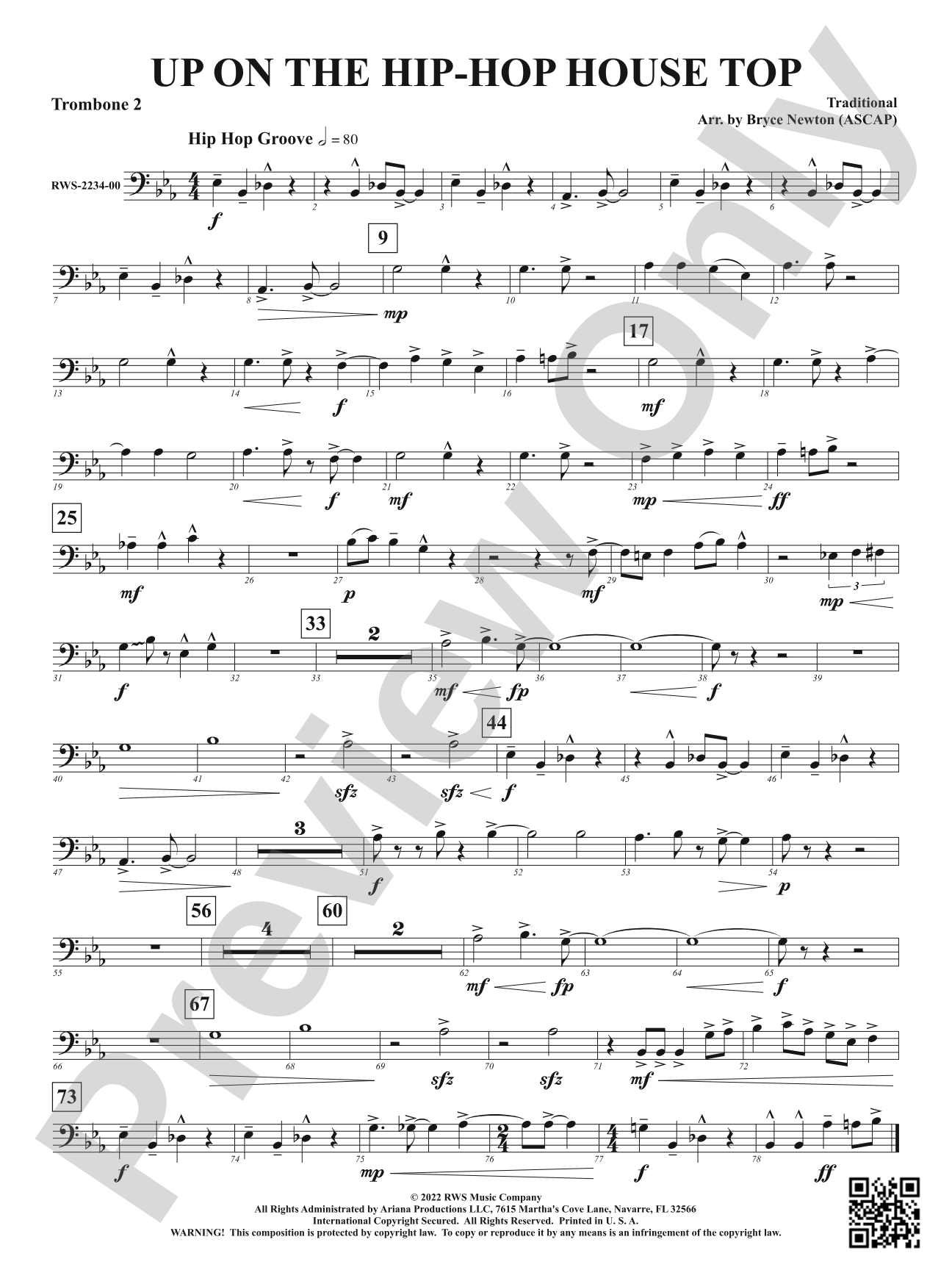 Up on the Hip-Hop House Top: 2nd Trombone