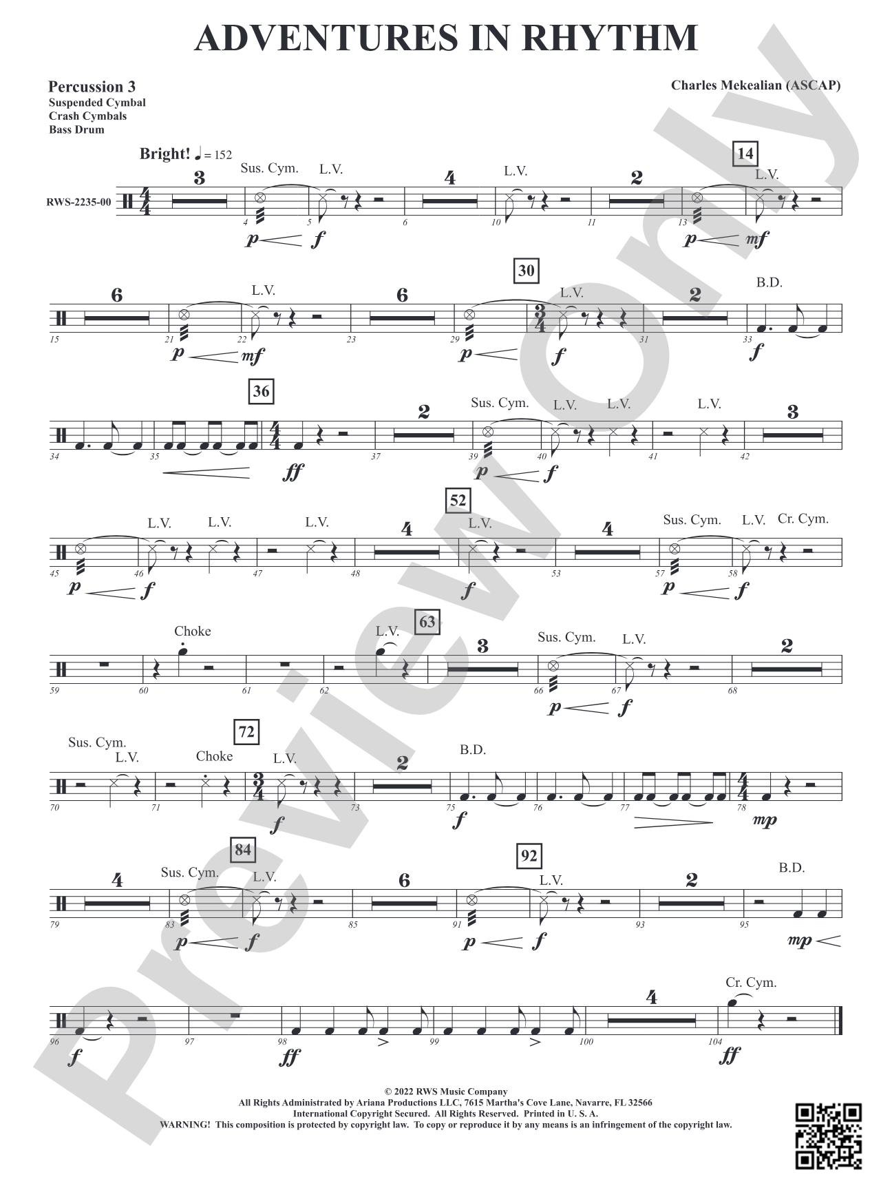 Adventures in Rhythm: 3rd Percussion