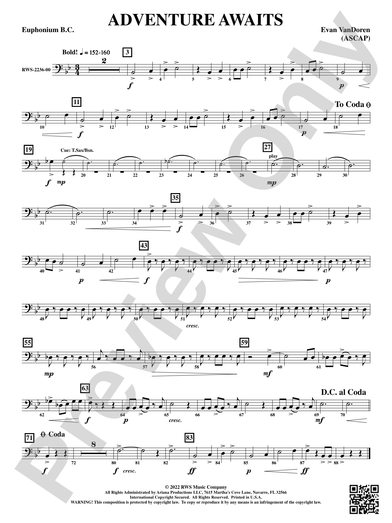 Adventure Awaits: Baritone B.C.