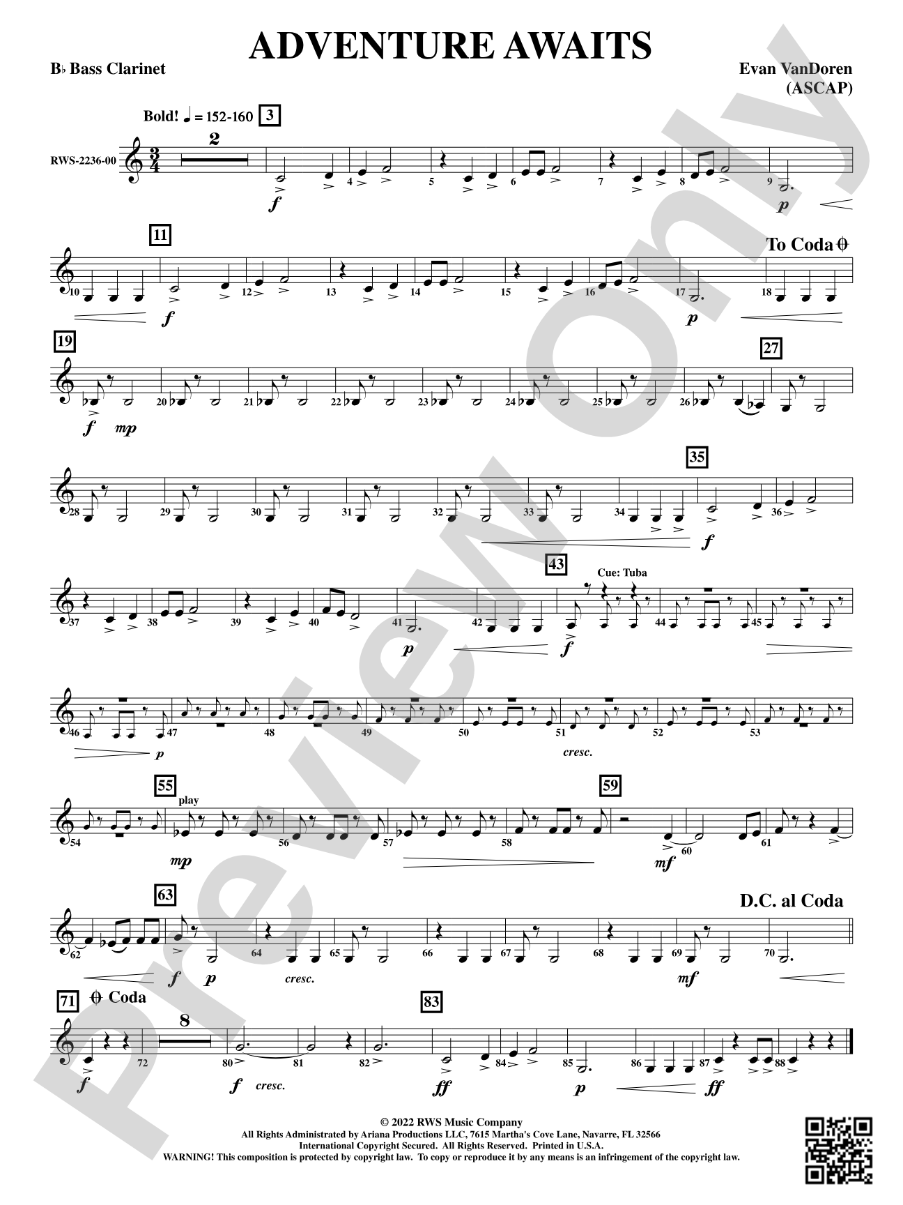 Adventure Awaits: B-flat Bass Clarinet