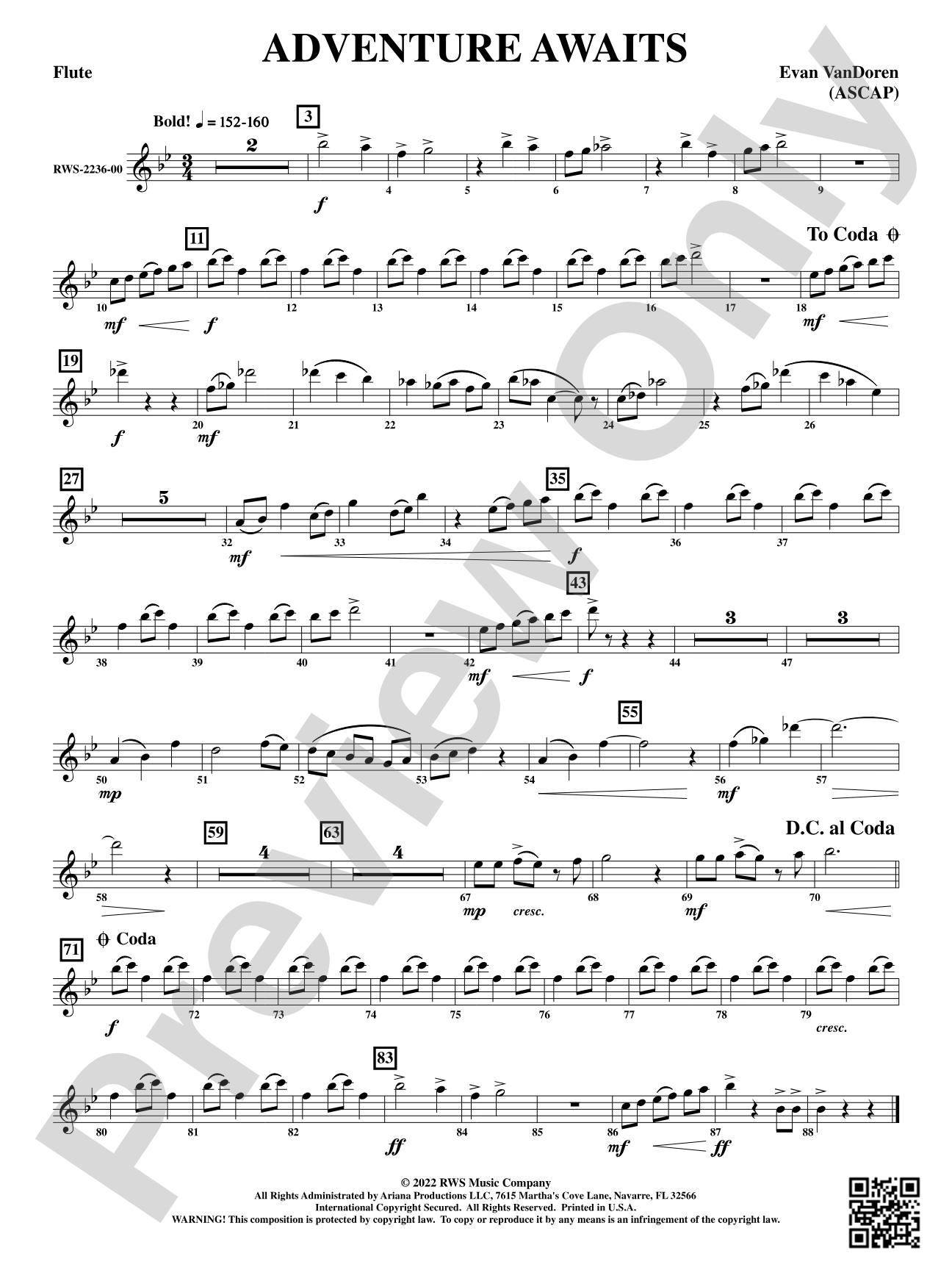 Adventure Awaits: 1st Flute