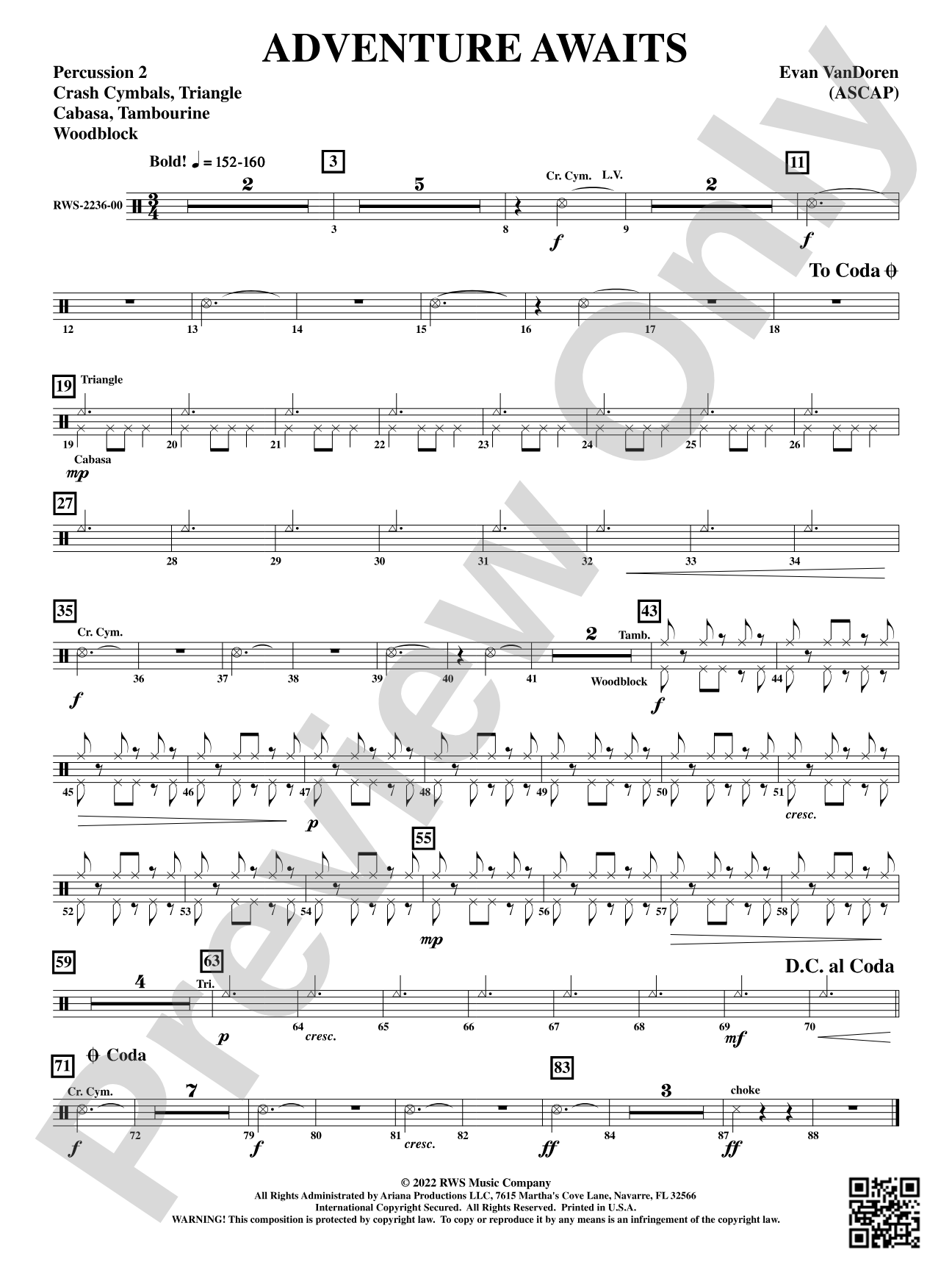 Adventure Awaits: 2nd Percussion