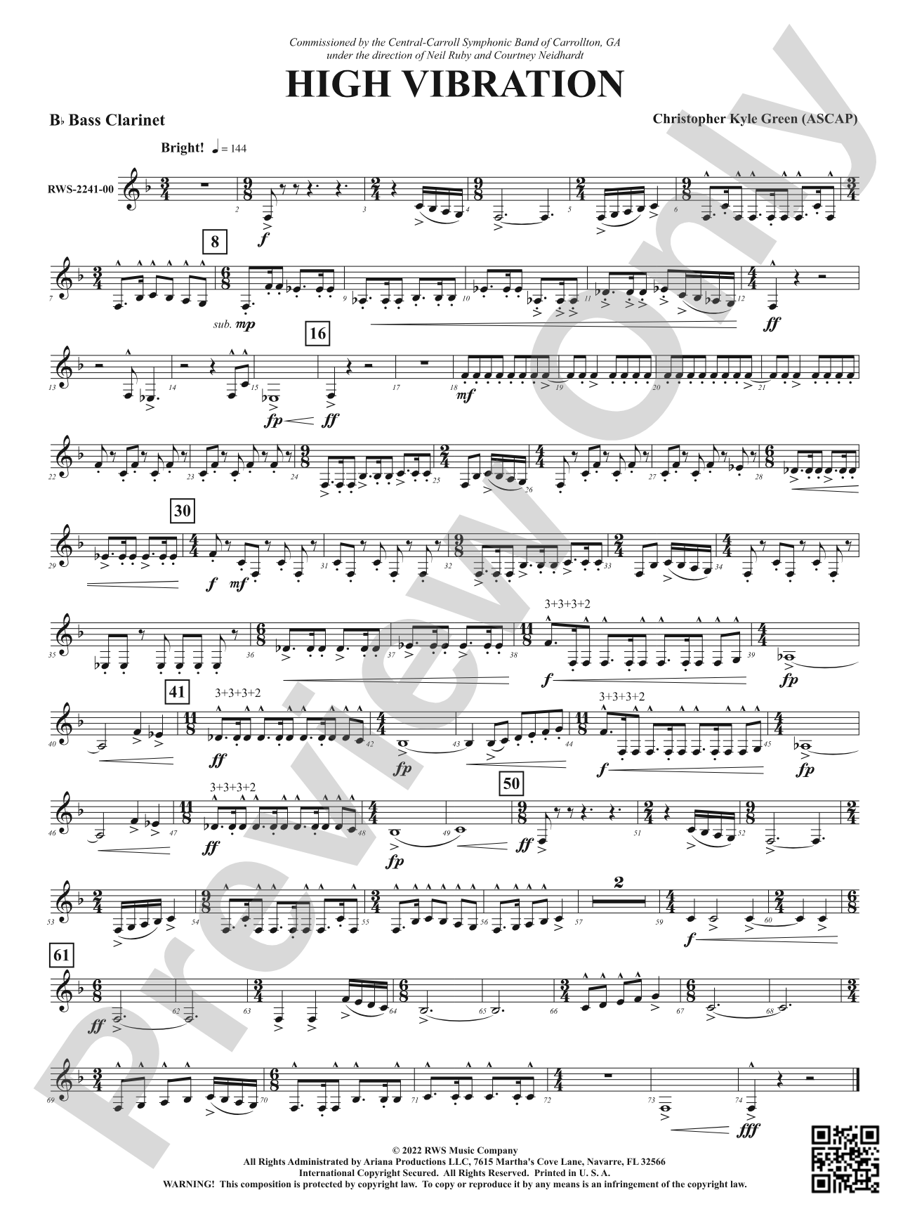 High Vibration: Bass Clarinet