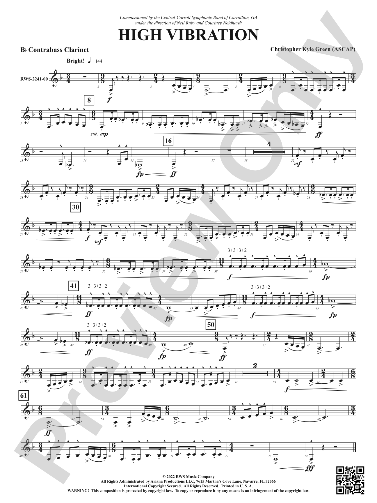 High Vibration: B-flat Contrabass Clarinet