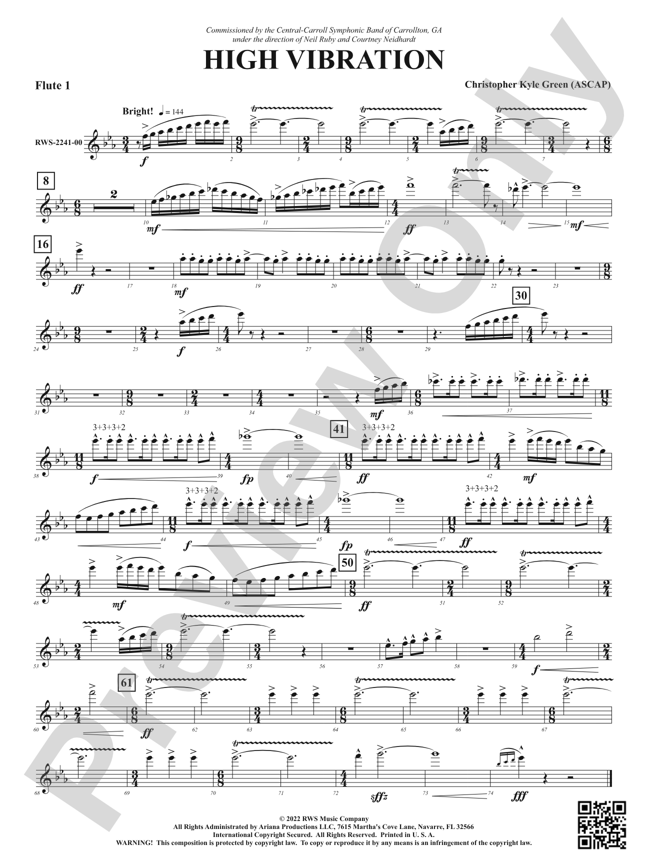 High Vibration: 1st Flute