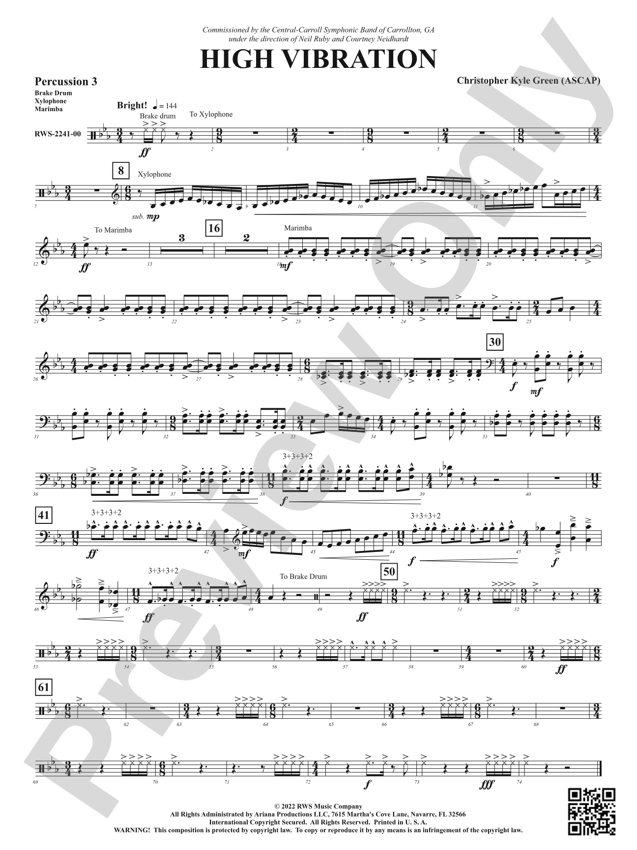 High Vibration: 3rd Percussion
