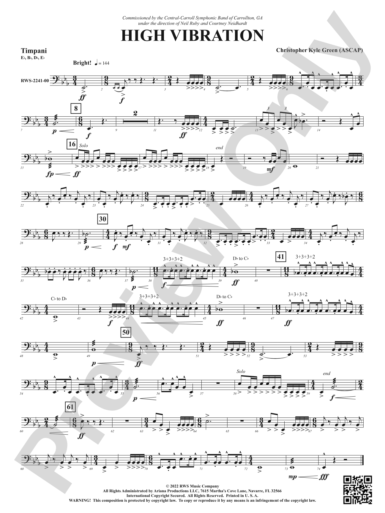 High Vibration: Timpani