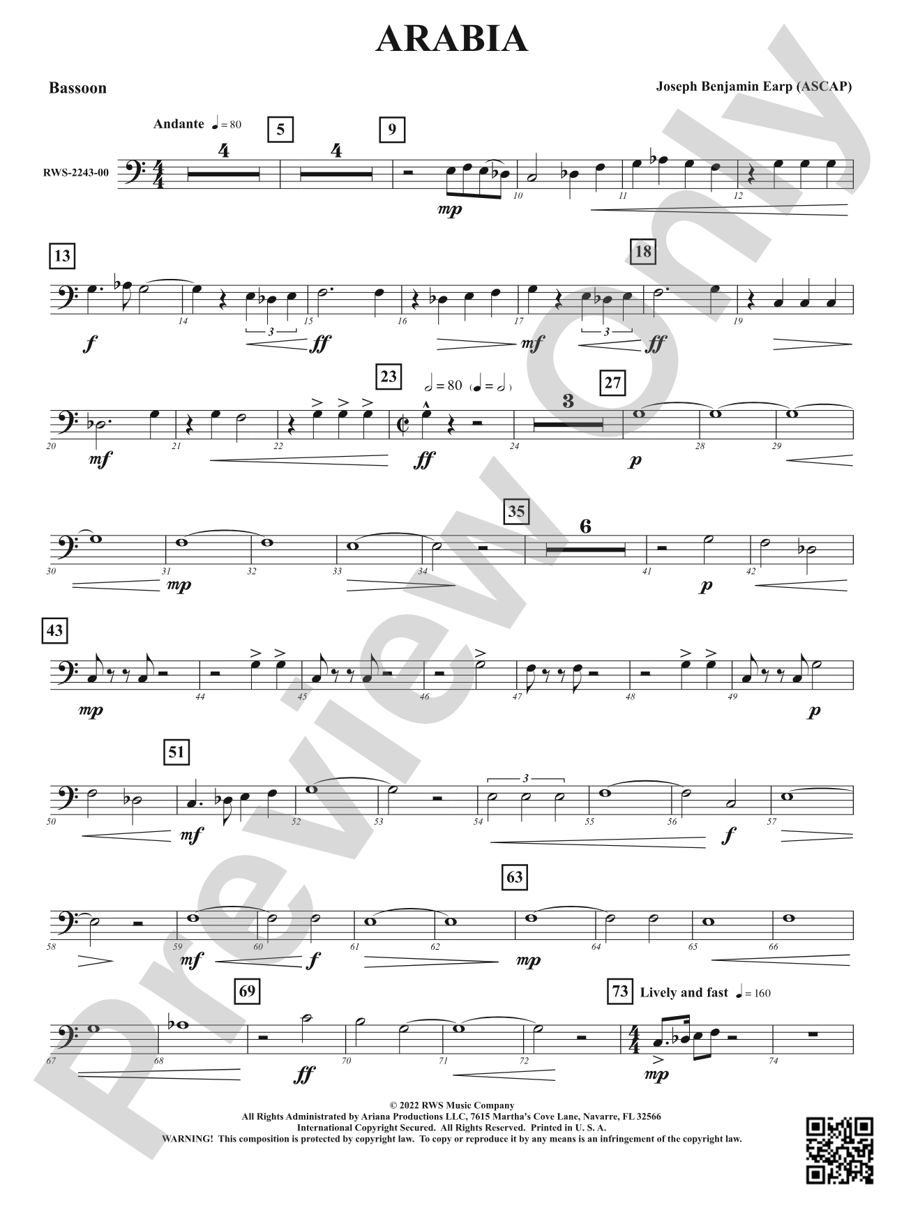 Arabia: Bassoon