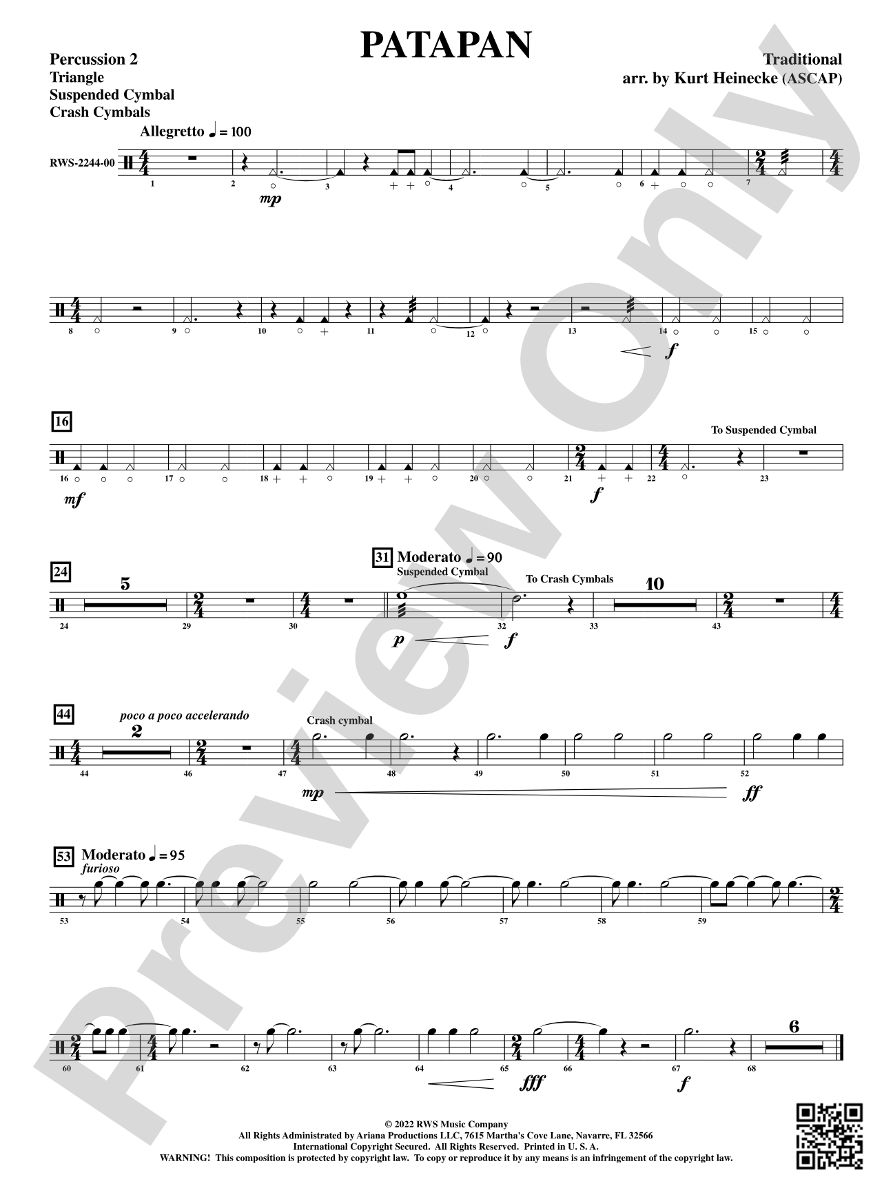Patapan: 2nd Percussion