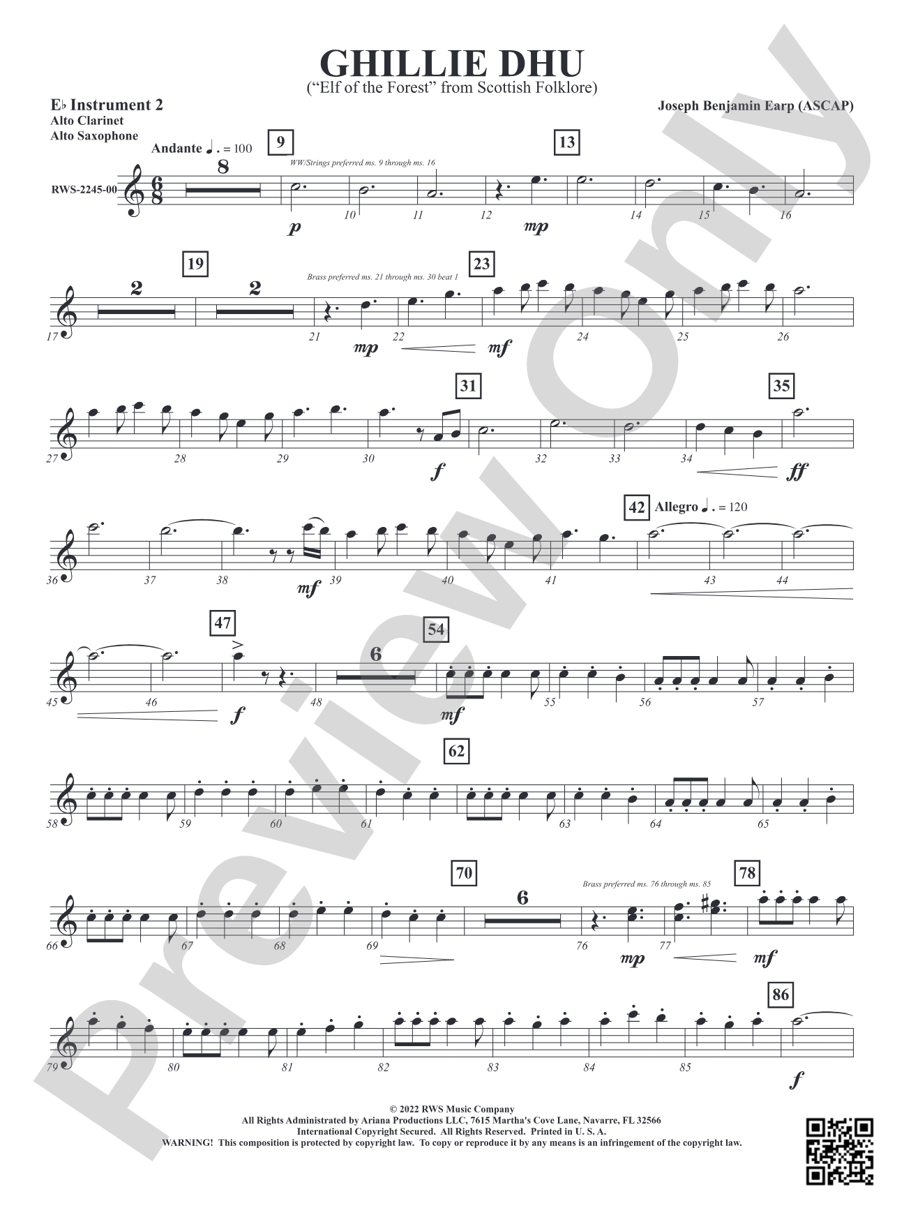 Ghillie Dhu - "Elf of the Forest" from Scottish Folklore: Part 2 - E-flat Instruments