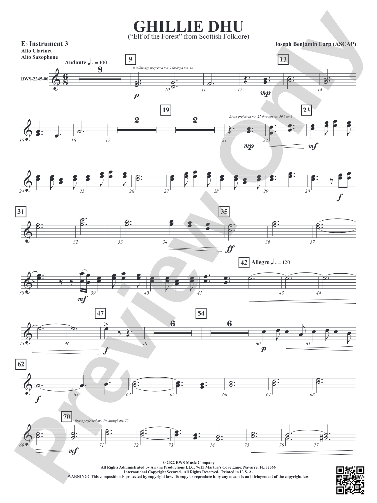 Ghillie Dhu - "Elf of the Forest" from Scottish Folklore: Part 3 - E-flat Instruments