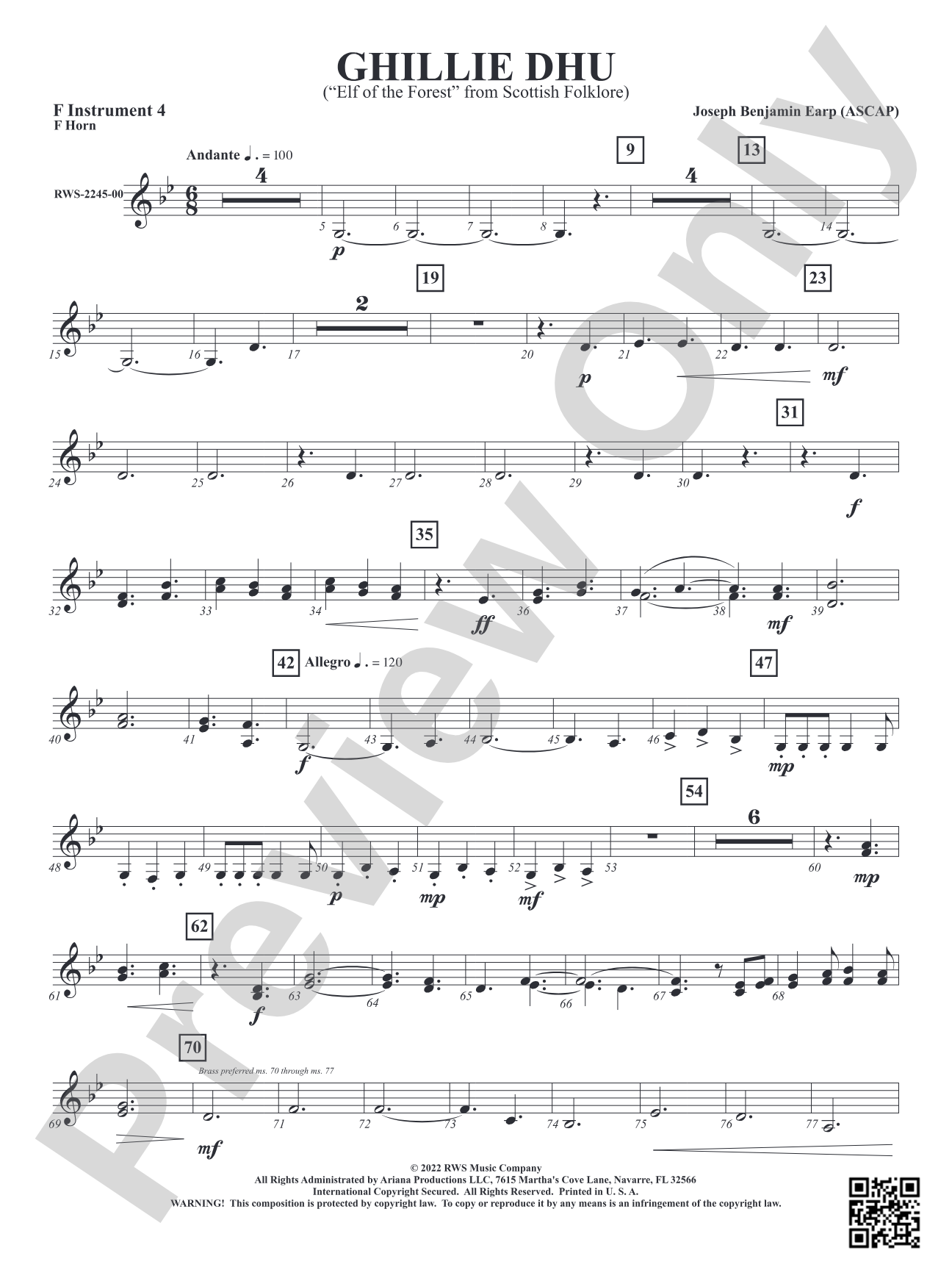 Ghillie Dhu - "Elf of the Forest" from Scottish Folklore: Part 4 - F Instruments