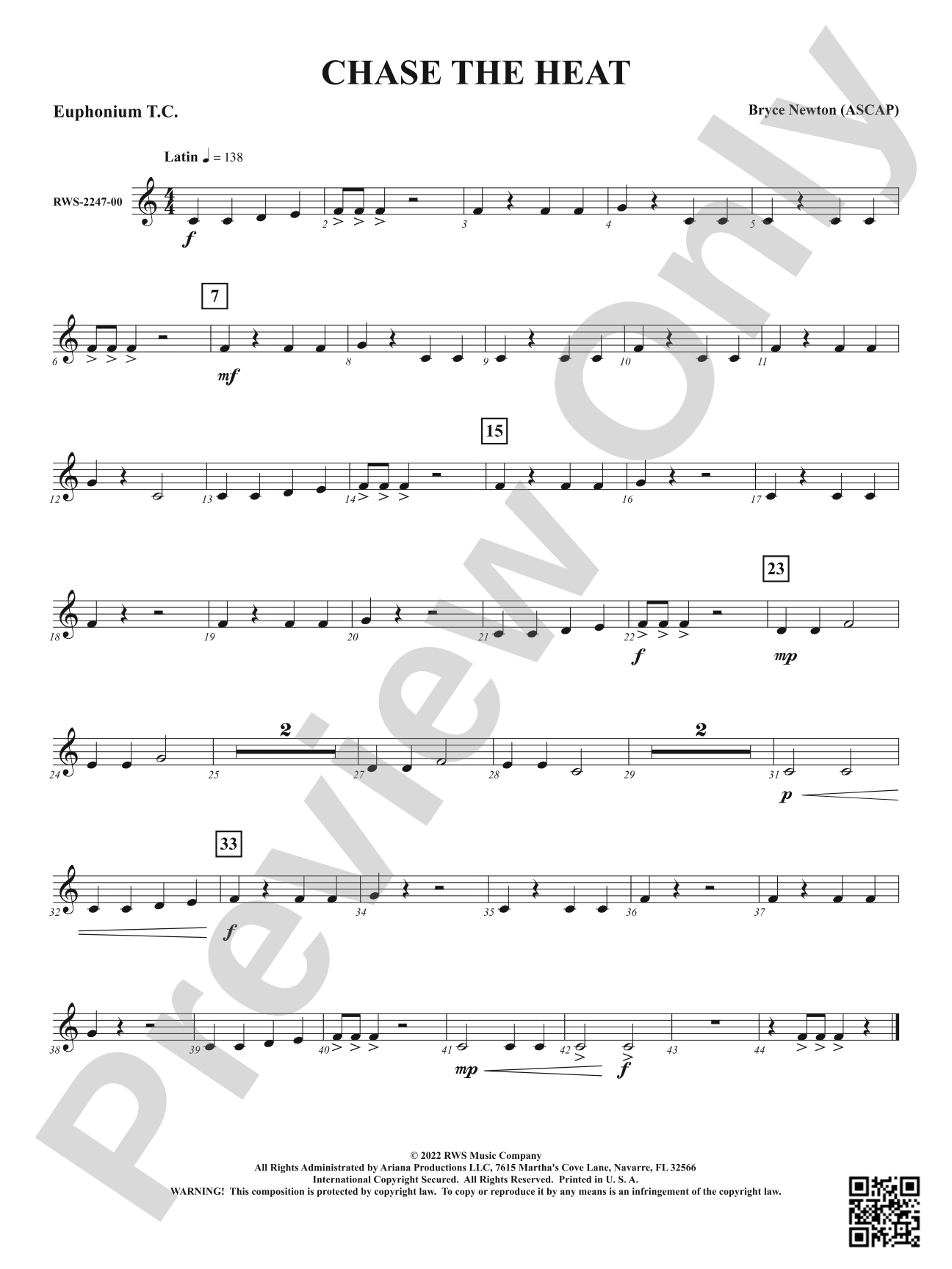 Chase the Heat: Baritone T.C.
