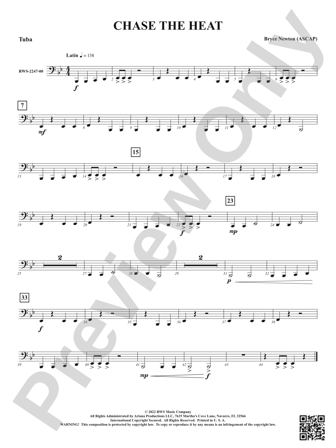 Chase the Heat: Tuba