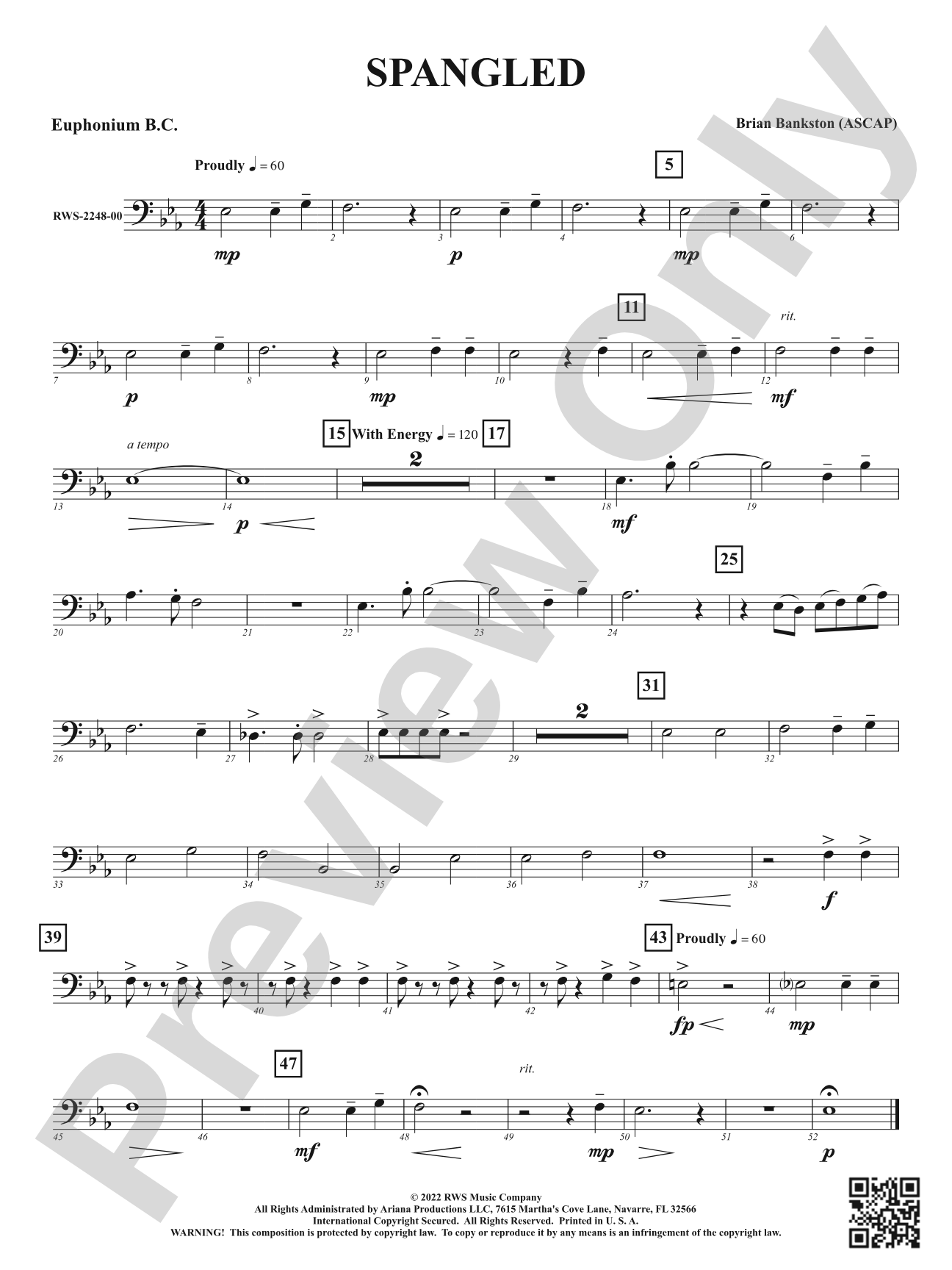 Spangled: Baritone B.C.