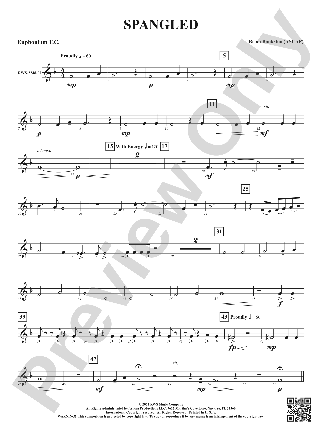 Spangled: Baritone T.C.
