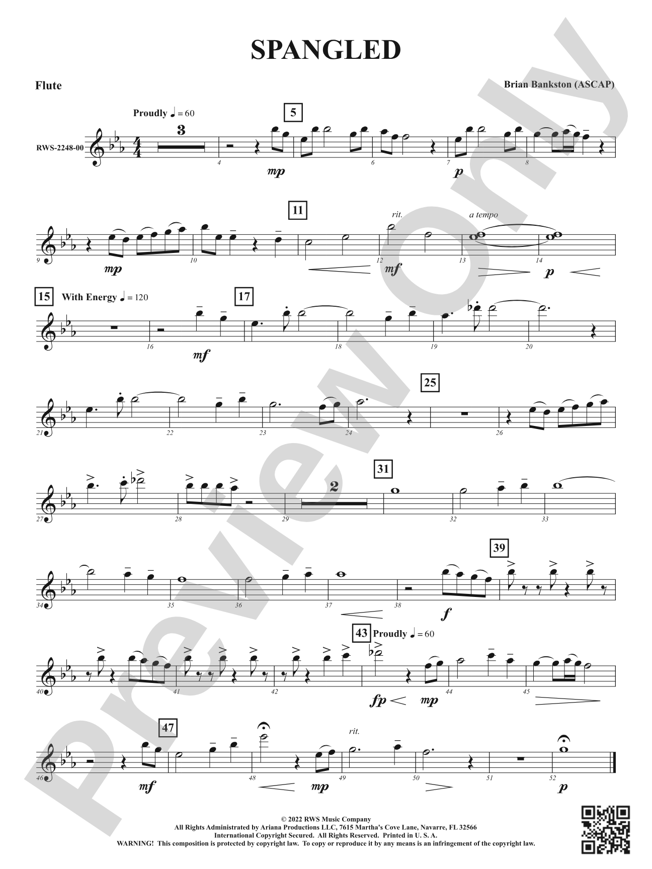 Spangled: 1st Flute