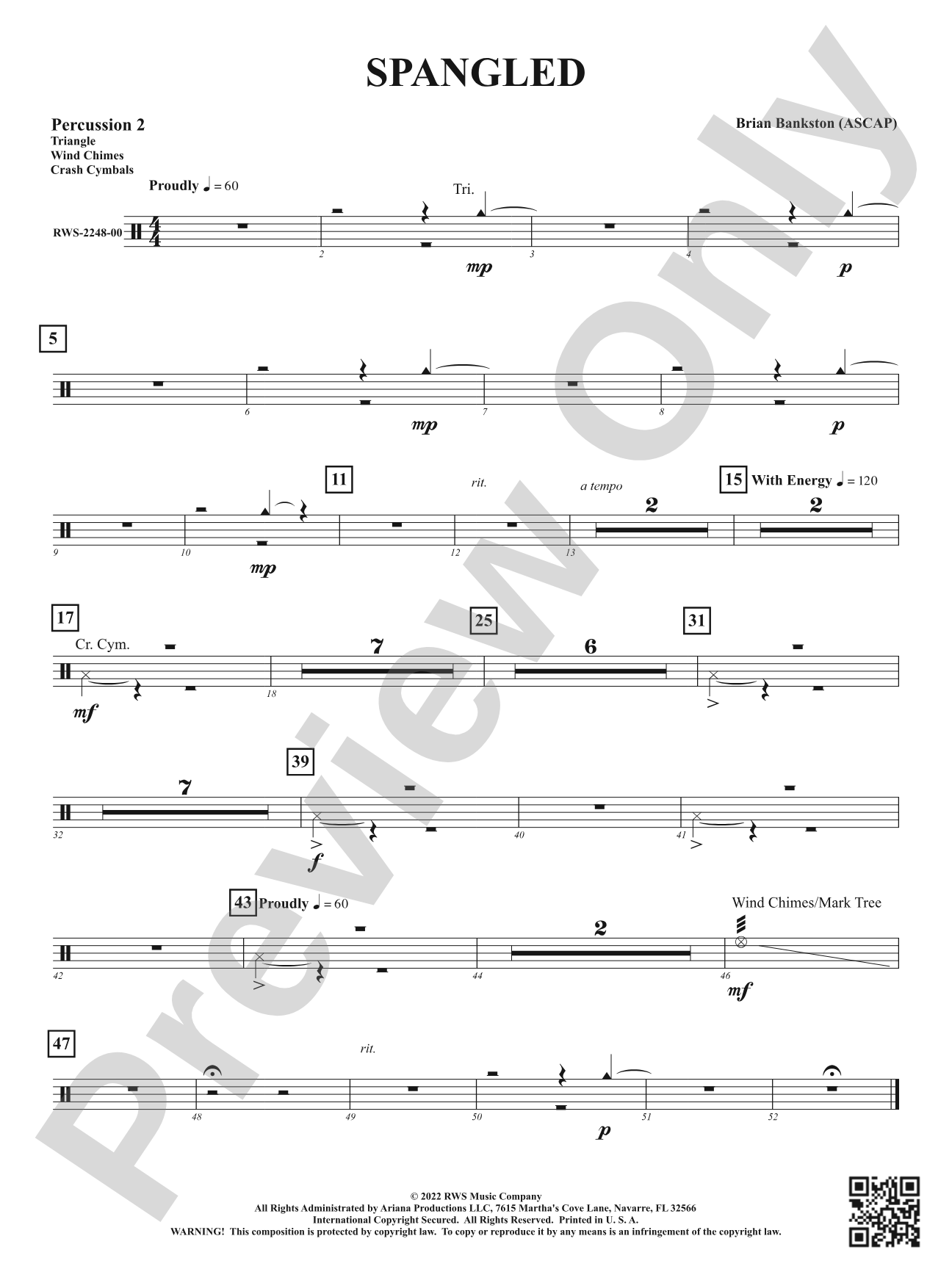 Spangled: 2nd Percussion