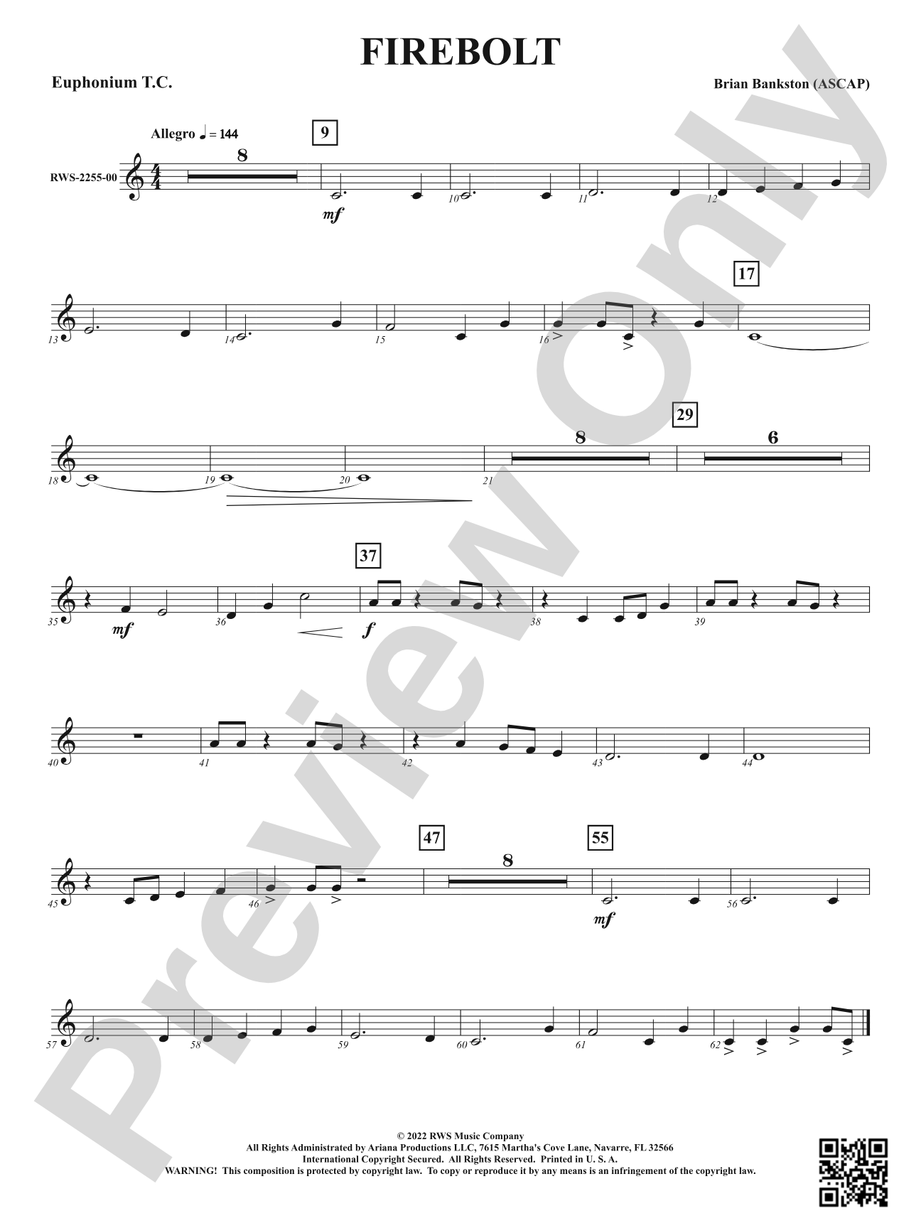 Firebolt: Baritone T.C.