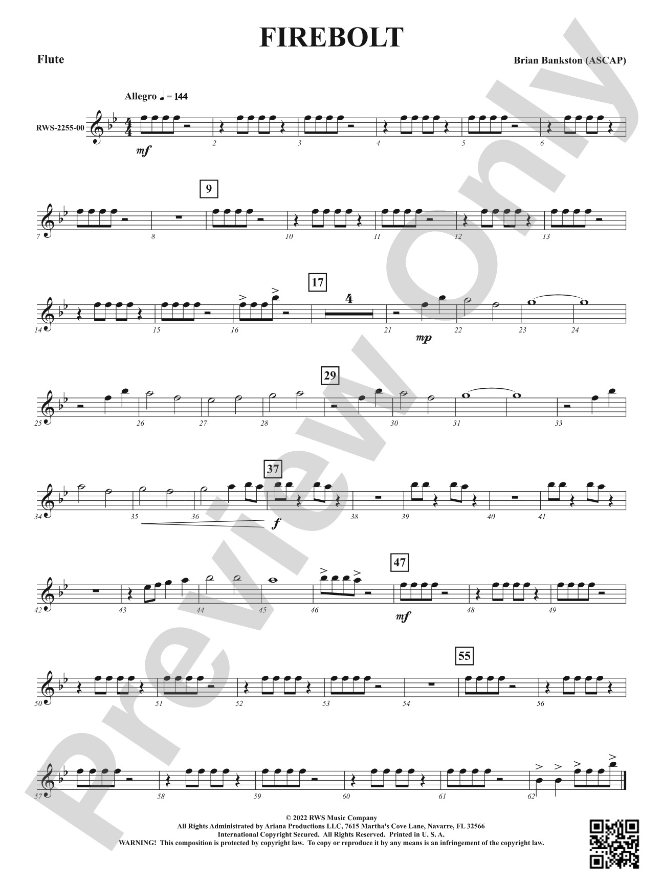 Firebolt: 1st Flute