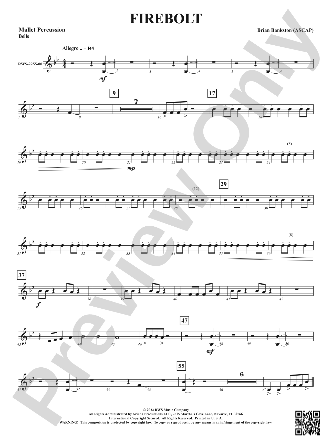 Firebolt: 1st Mallet Percussion