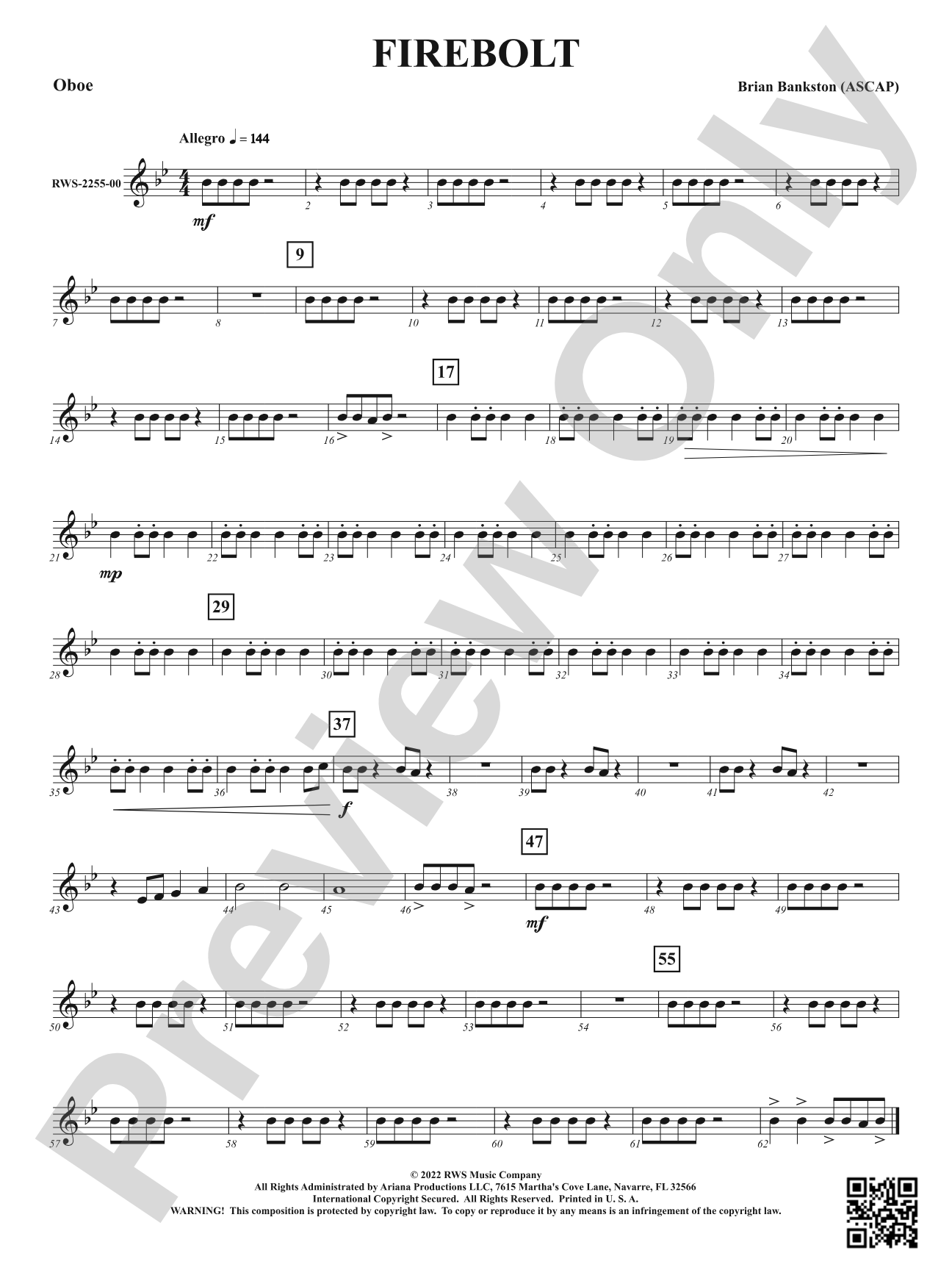 Firebolt: Oboe