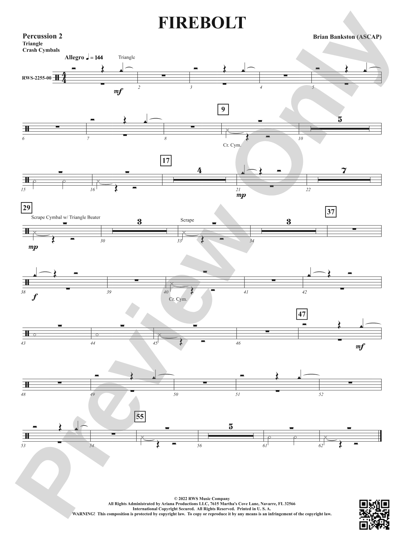 Firebolt: 2nd Percussion