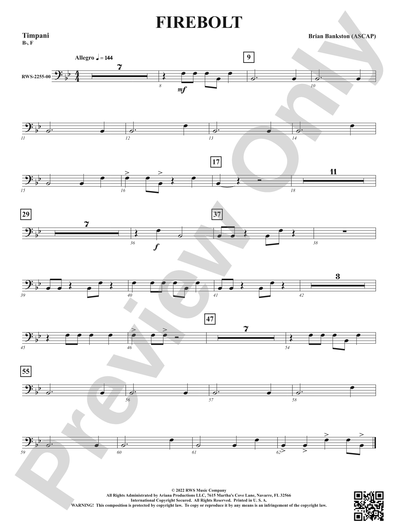 Firebolt: Timpani