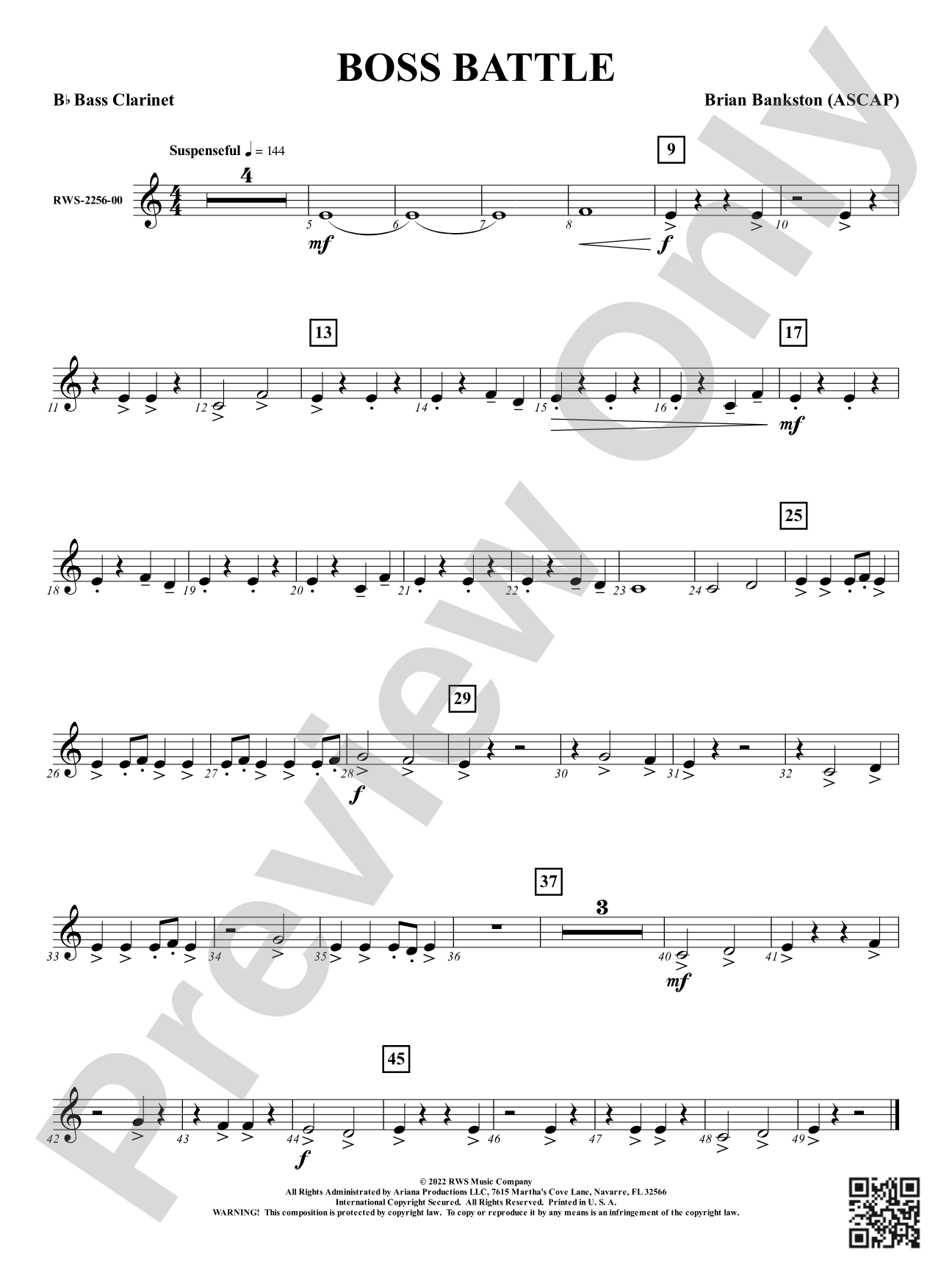 Boss Battle: B-flat Bass Clarinet