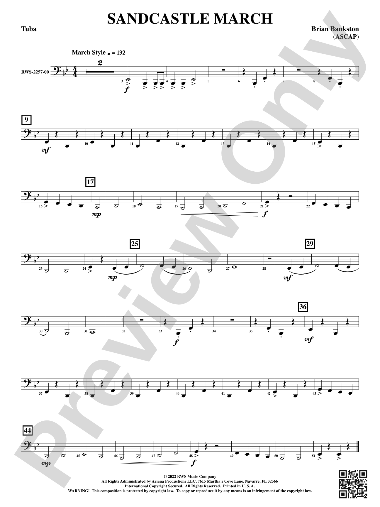 Sandcastle March: Tuba