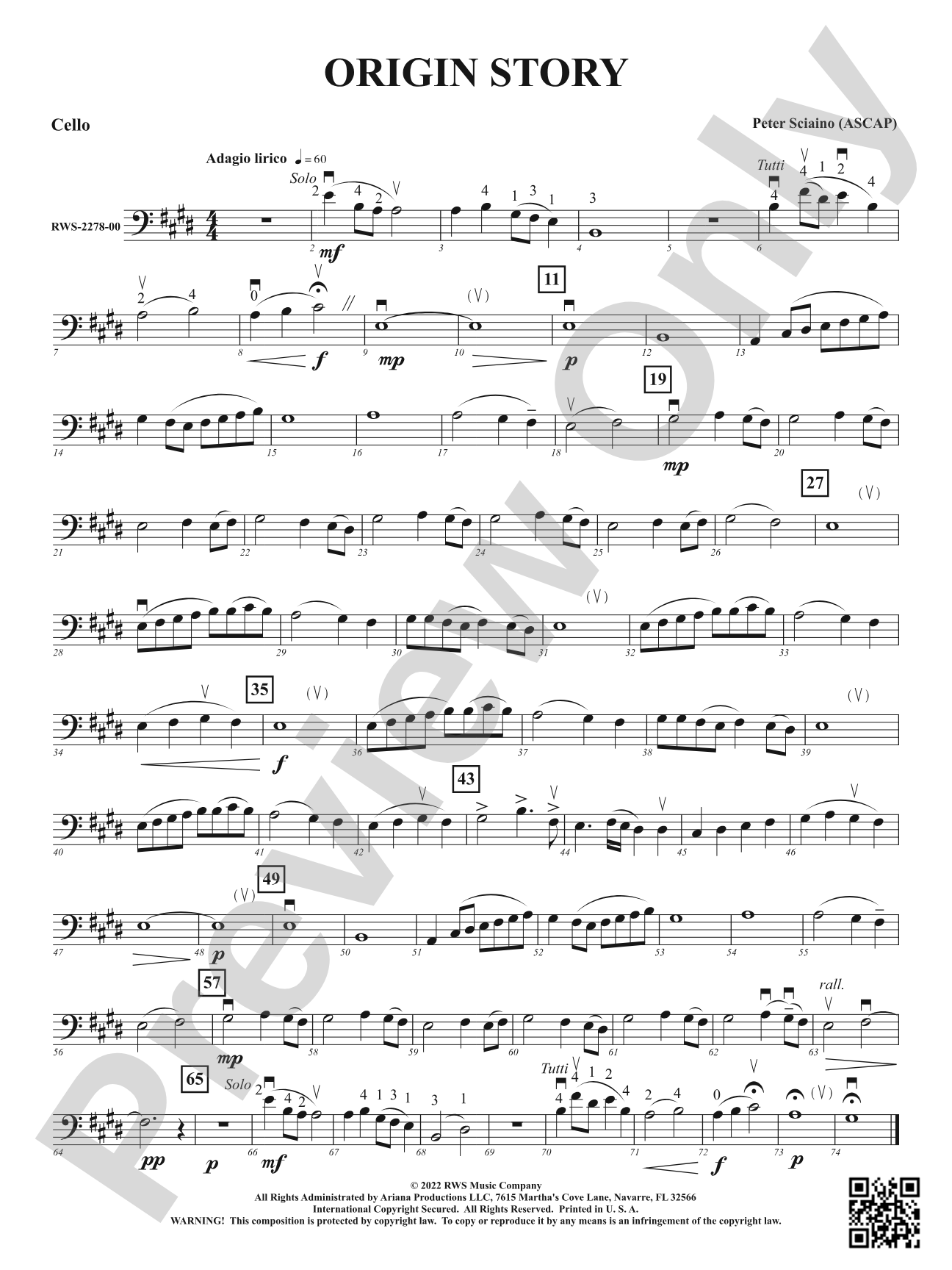 Origin Story: Cello